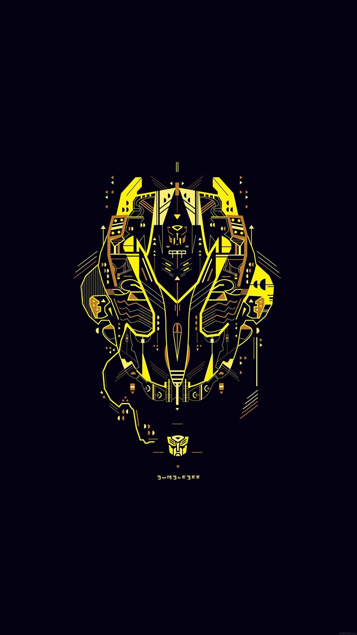 1250x2210 iPhonePapers transformer logo art illust, Phone