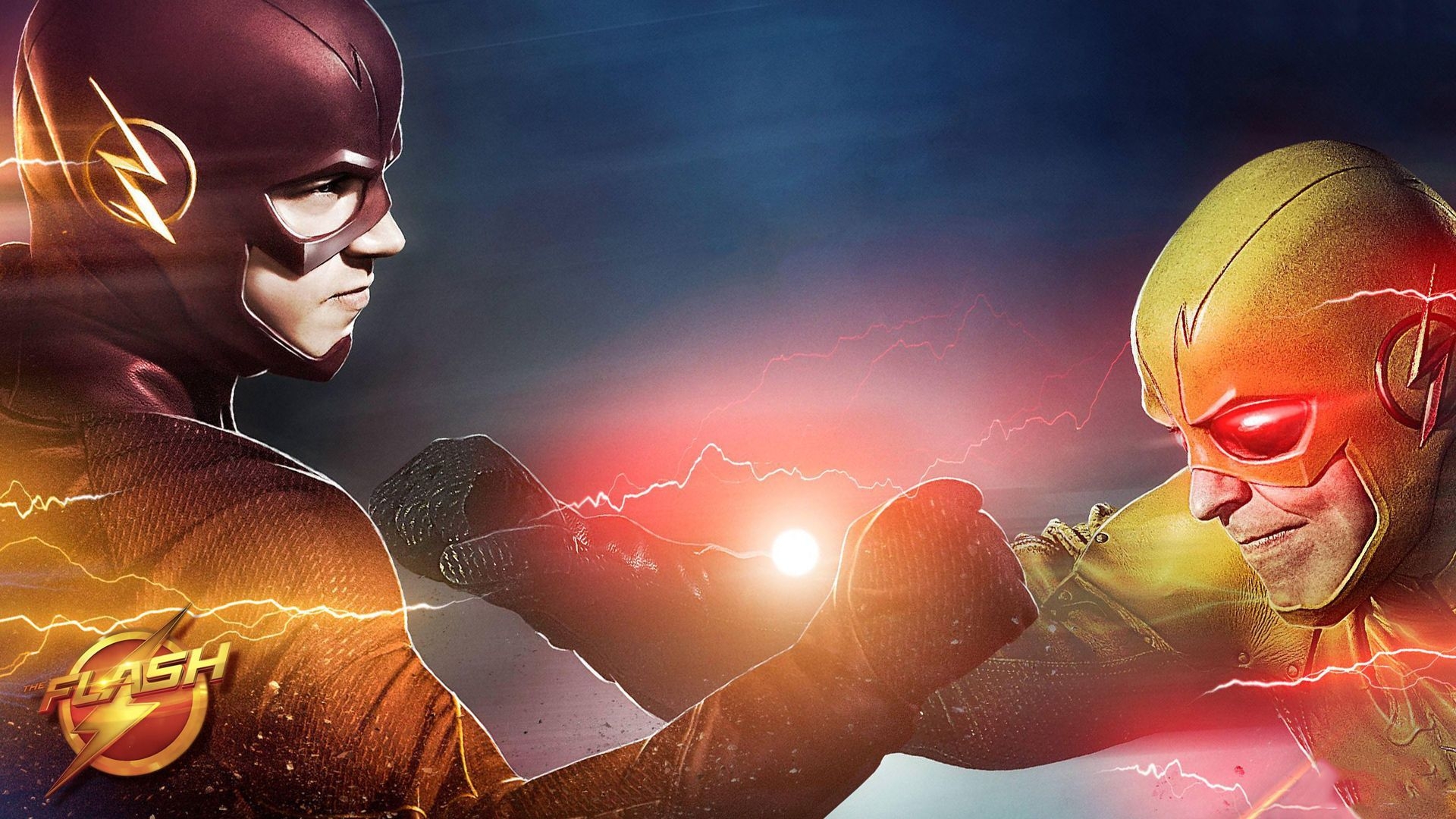 1920x1080 Flash Vs Reverse Flash Wallpaper 4k, Desktop