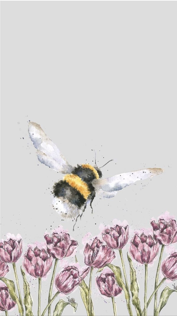 740x1310 Bee Phone Wallpaper. Bee artwork, Bee, Phone