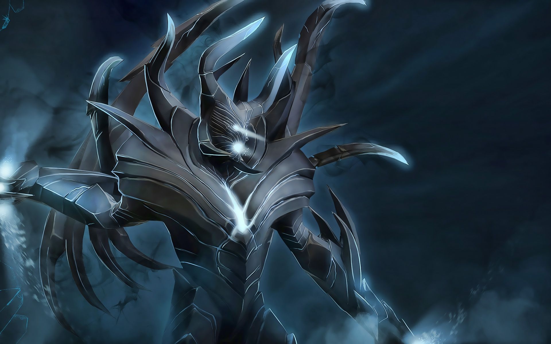 1920x1200 Download wallpaper Terrorblade, artwork, Dota monster, night, Desktop