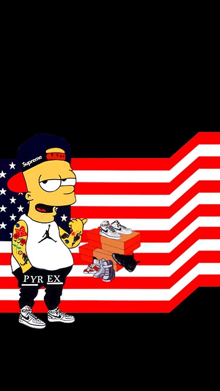 750x1340 Bart Simpson Dope Laptop Wallpaper Free Bart Simpson Dope Laptop Background, Phone