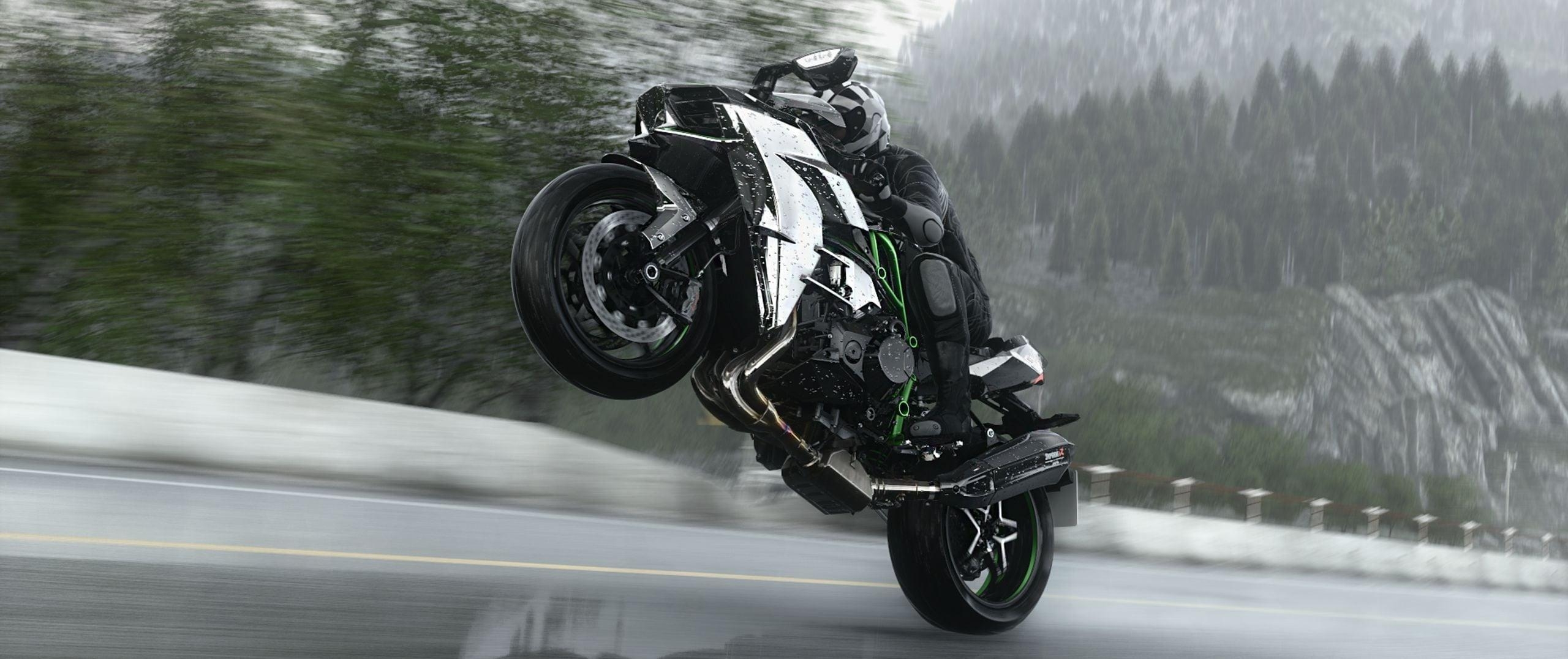 2560x1080 Kawasaki Ninja wallpaper HD High Quality, Dual Screen