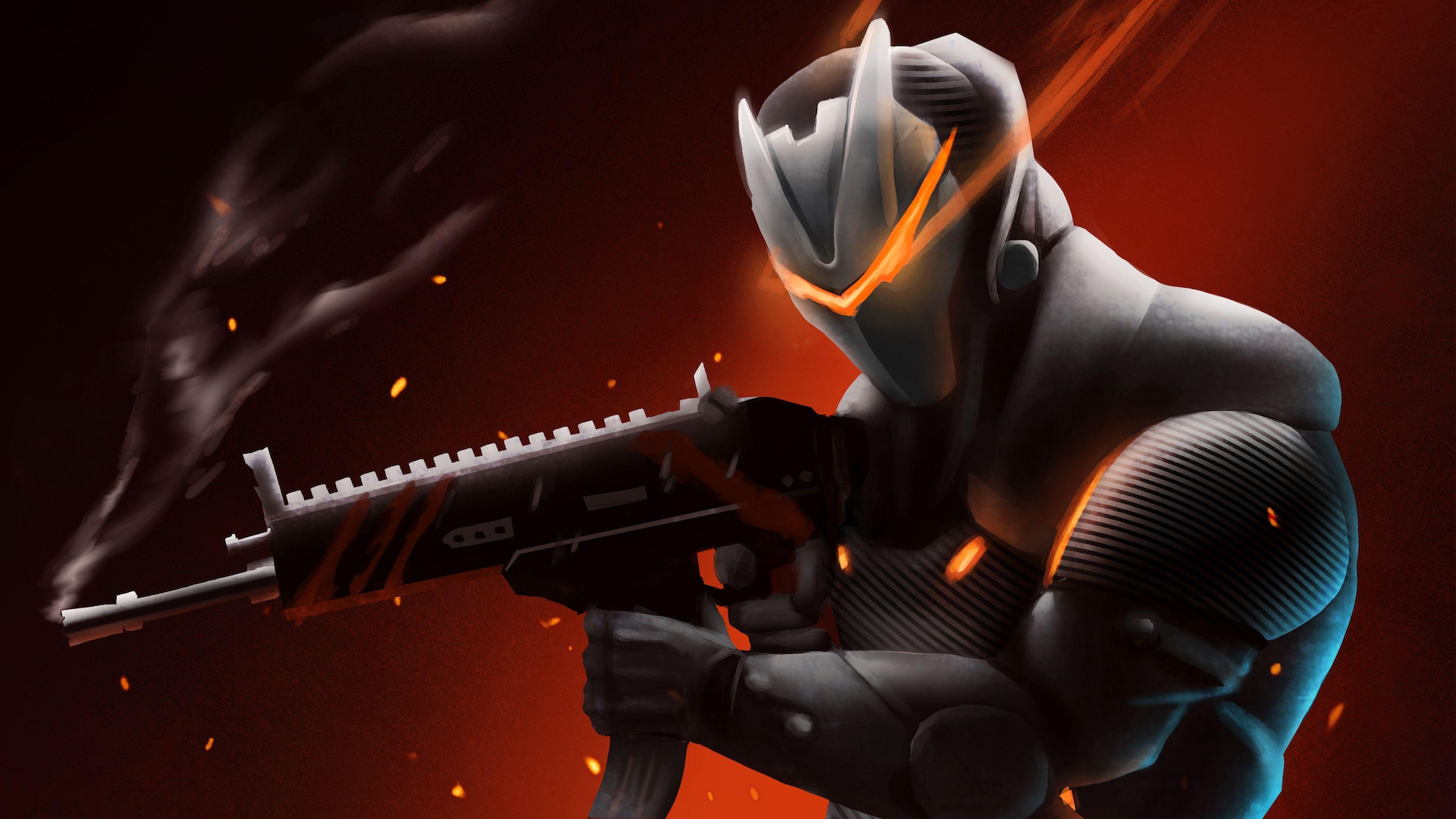 3840x2160 Omega With Rifle Fortnite Battle Royale, HD Games, 4k Wallpaper, Desktop