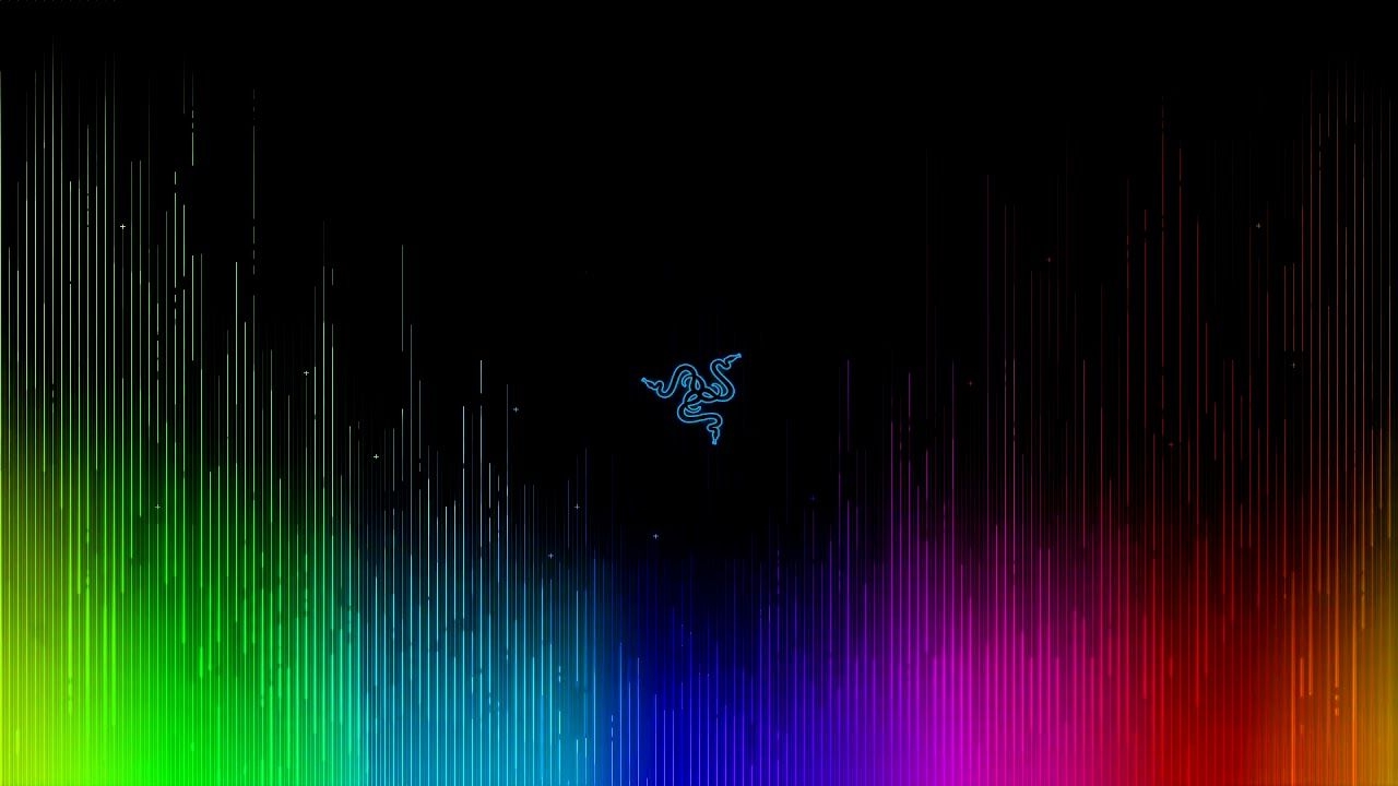 1280x720 Razer RGB Background With Sound, Desktop