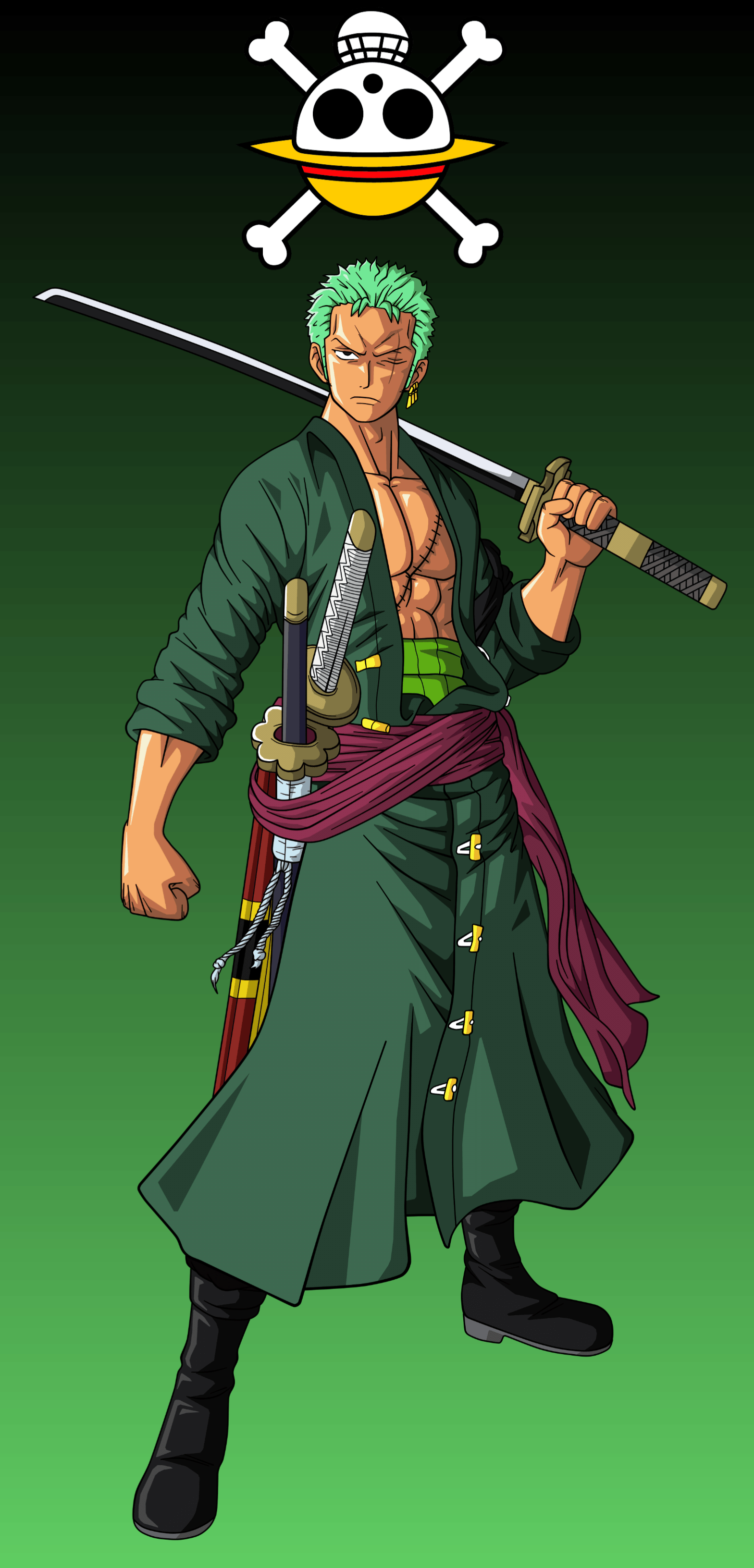 1570x3270 One Piece Phone Wallpaper, Phone