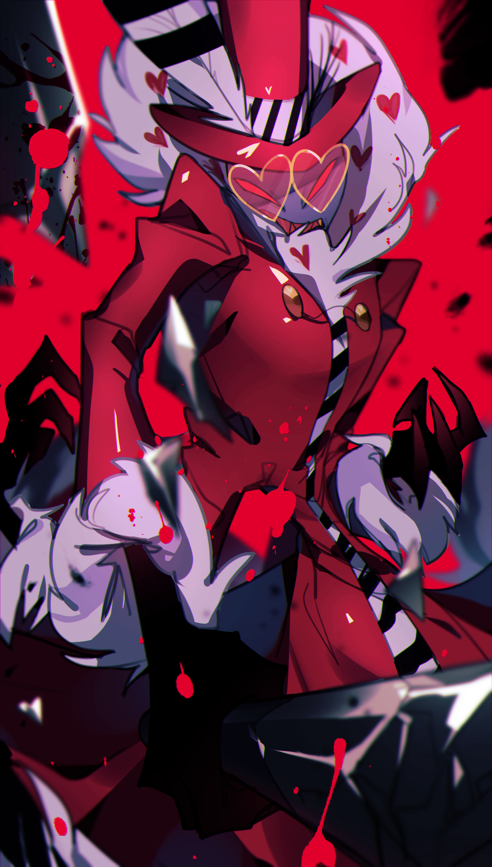 1680x2970 Valentino (Hazbin) Hotel Anime Image Board, Phone