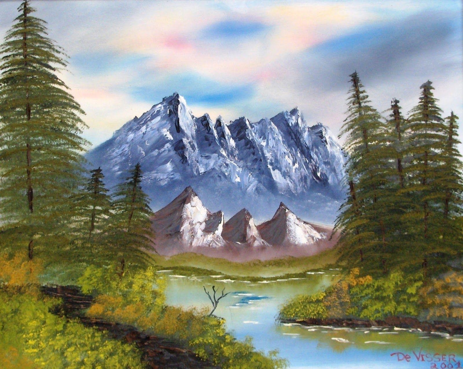 1600x1280 Bubbling Stream Bob Ross Wallpaper Wide, Art Wallpaper, Desktop