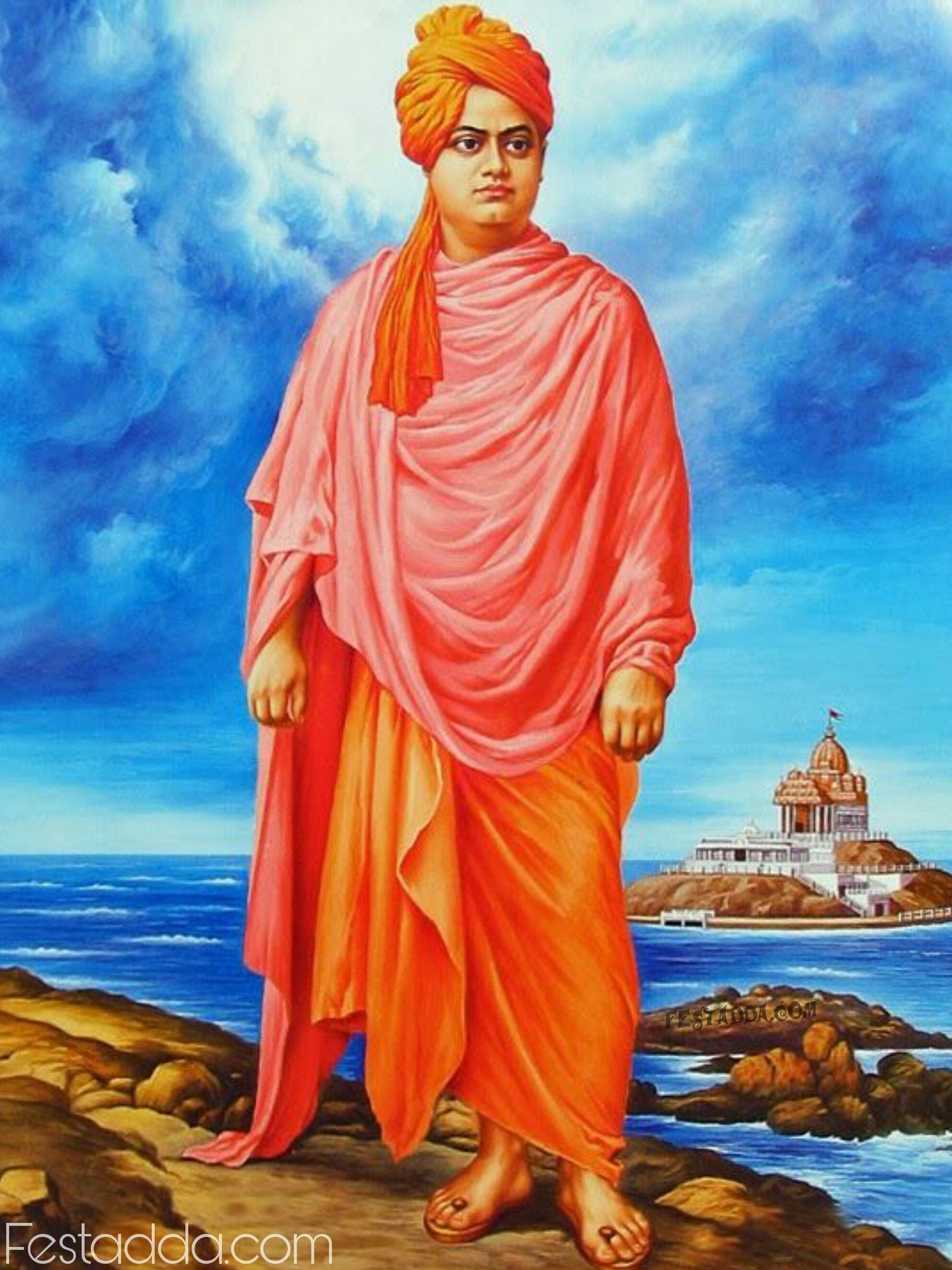 1990x2650 Swami Vivekananda Image HD With Quotes For Whatsapp Status, Phone