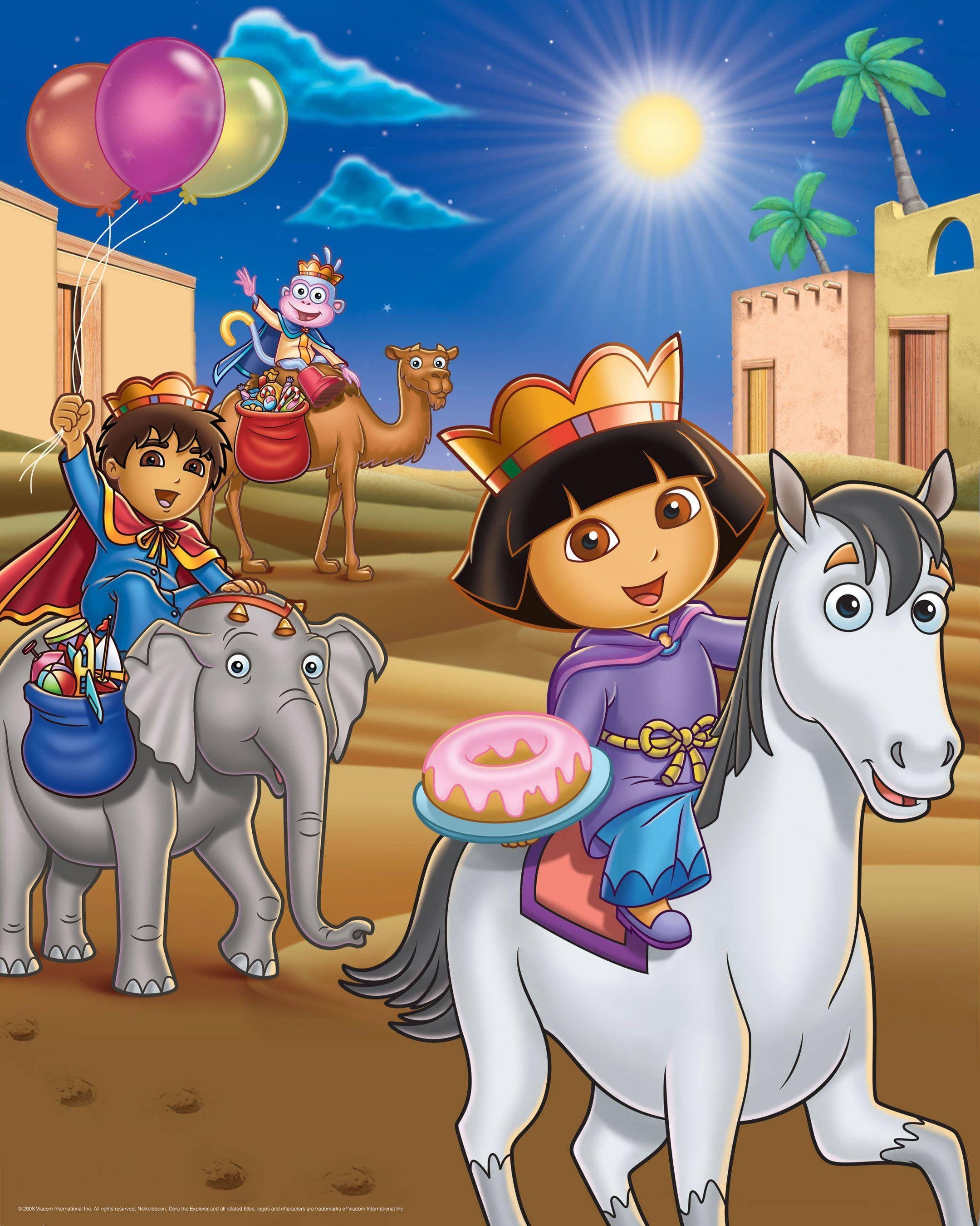 2160x2700 Dora celebrates three kings day wallpaper for girls _ Dora123, Phone