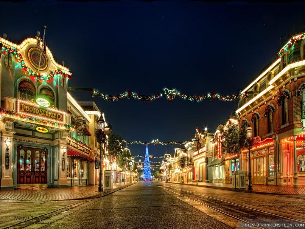 1030x770 Christmas Disneyland wallpaper, Desktop