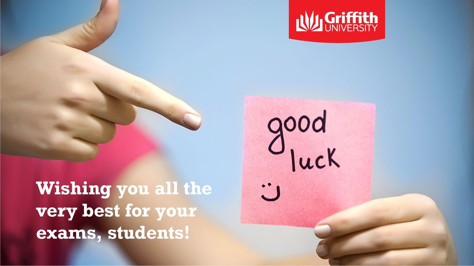 1920x1080 GOOD LUCK!. Griffith Library Blog, Desktop