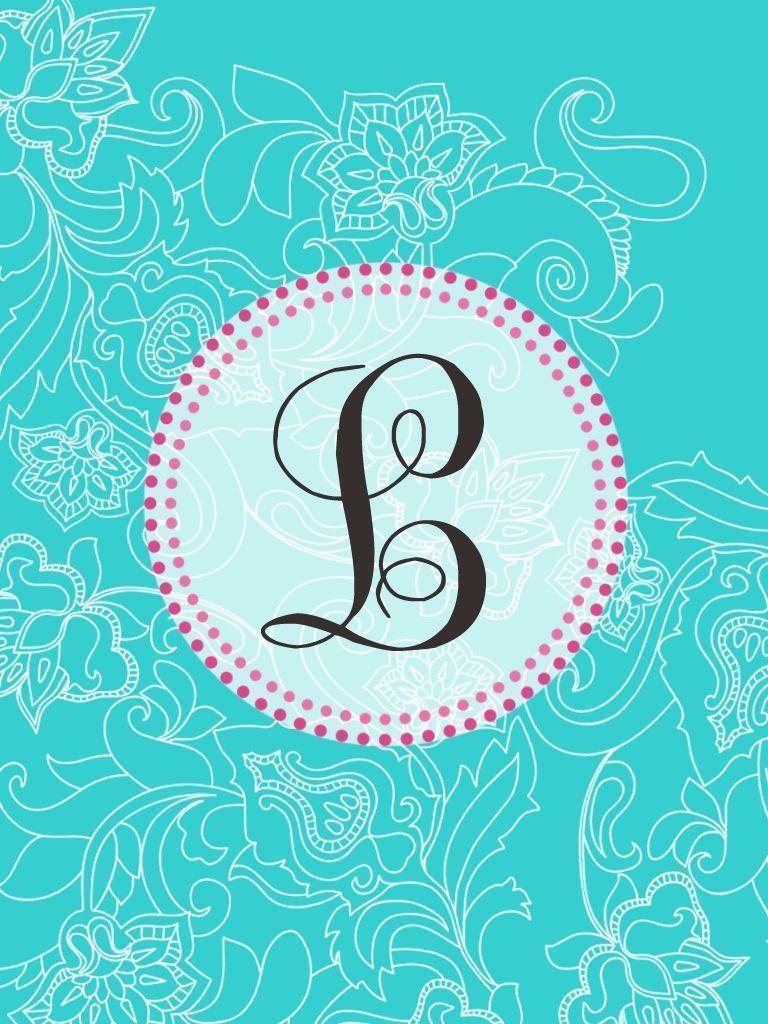 770x1030 L Monogram Wallpaper, Phone