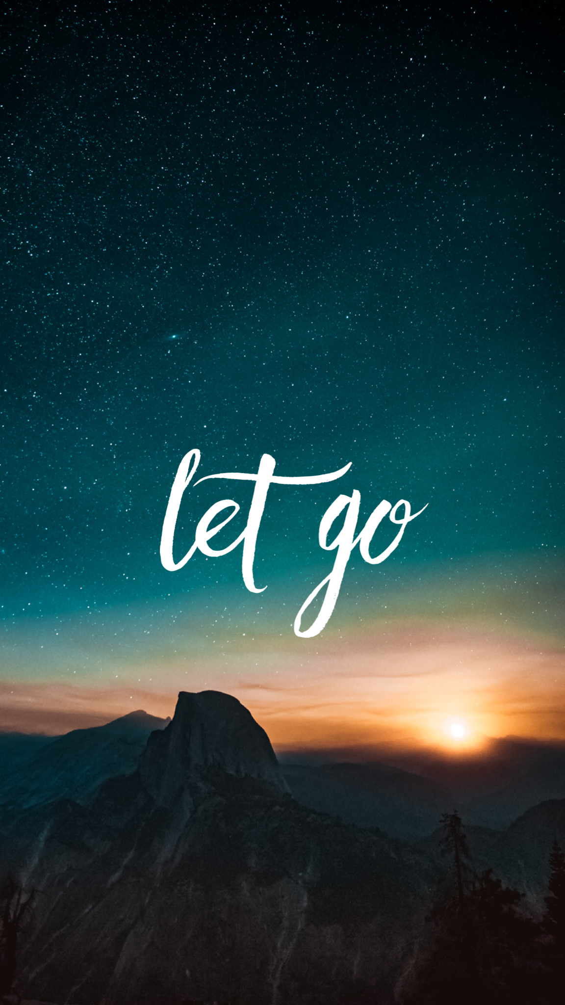 1160x2050 Let go. Go wallpaper, Wallpaper quotes, Cute wallpaper, Phone