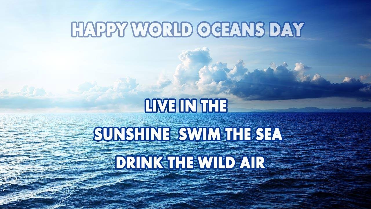 1280x720 World Oceans Day Quote, Desktop