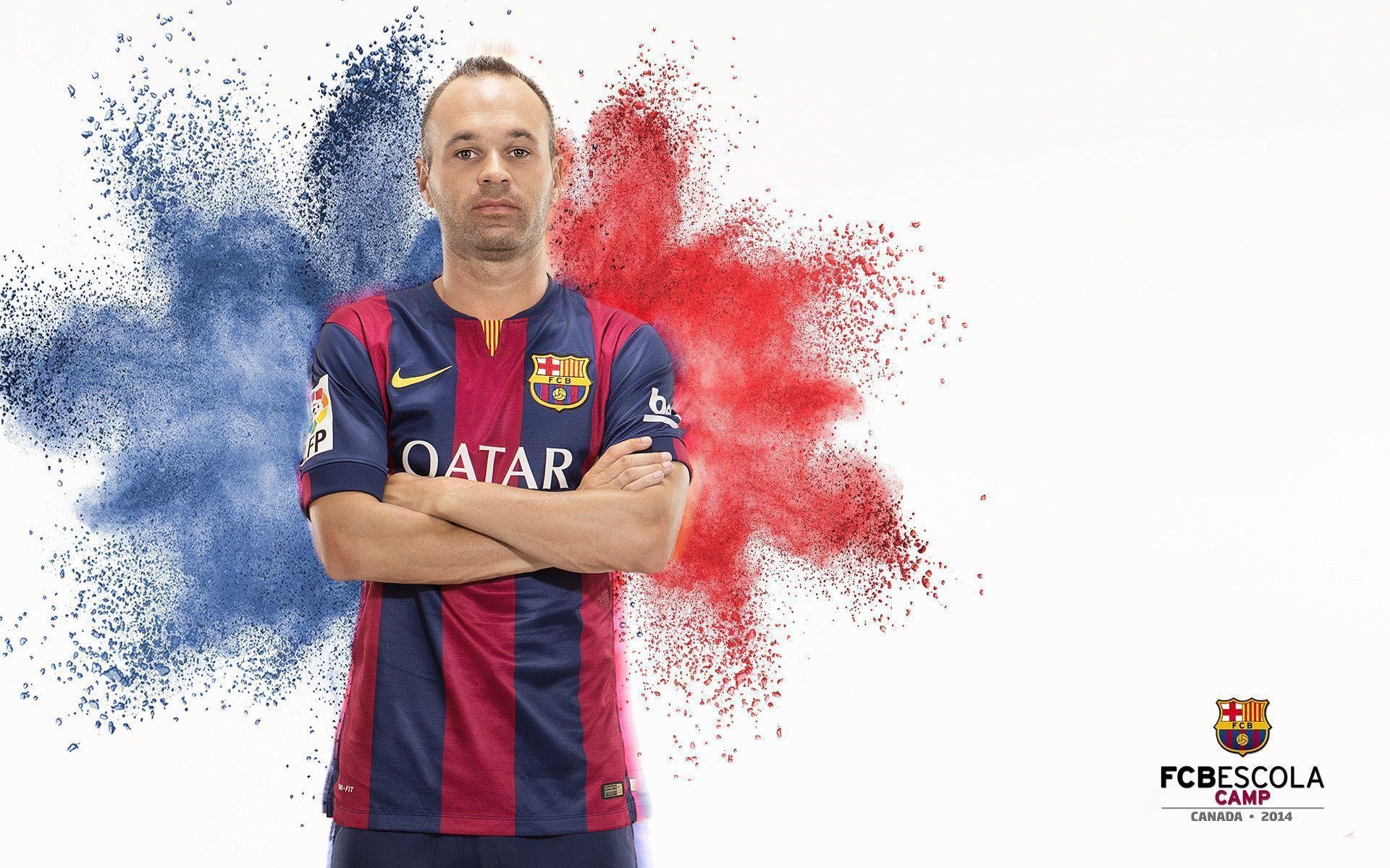 1920x1200 FC Barcelona Wallpaper. Iniesta. FCB Escola Background, Desktop