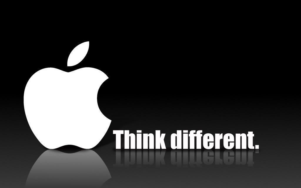 1030x640 Reflecting Apple W/ Think Different Photo, Desktop