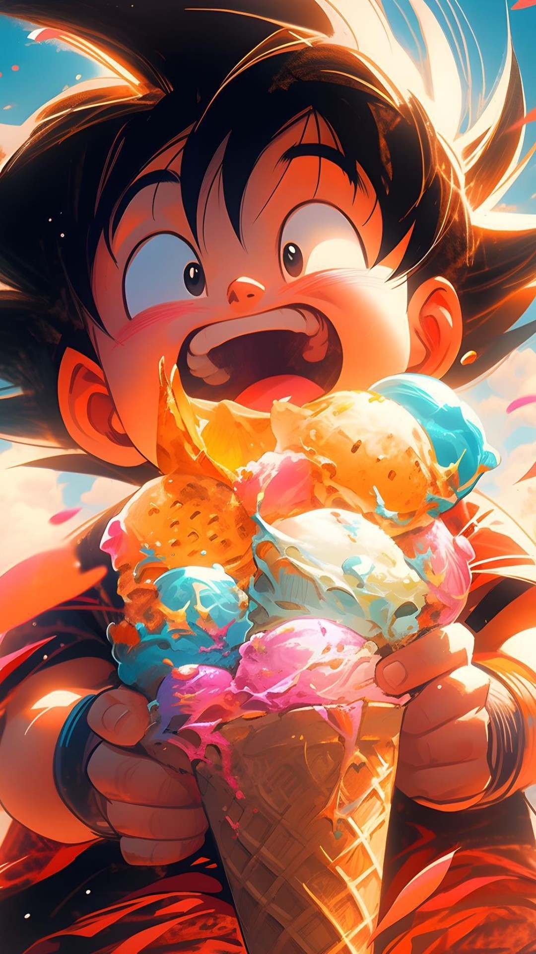 1080x1920 Best Kid Goku Wallpaper [ HQ ], Phone