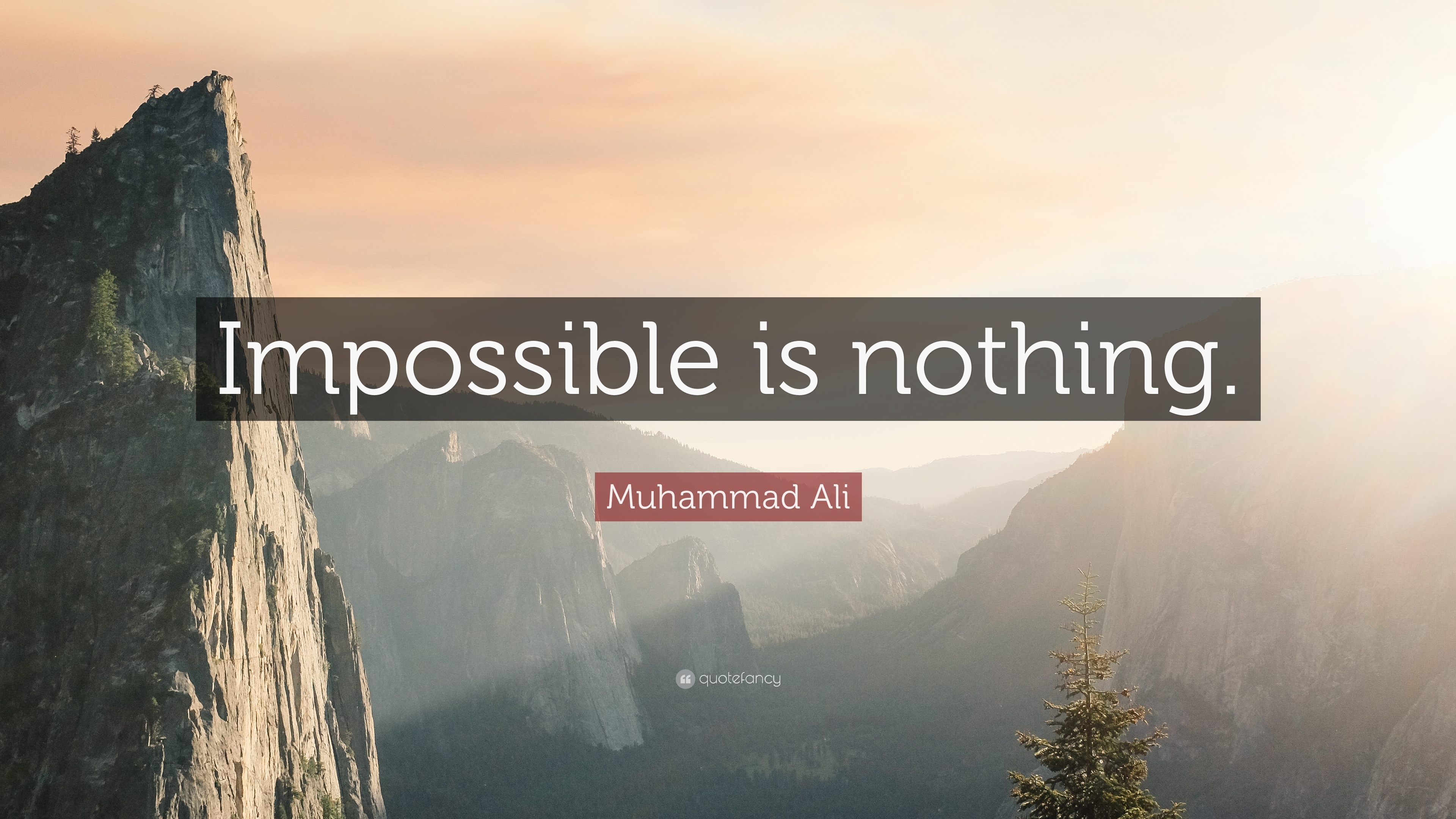 3840x2160 Impossible Is Nothing Quote Wallpaper, Desktop