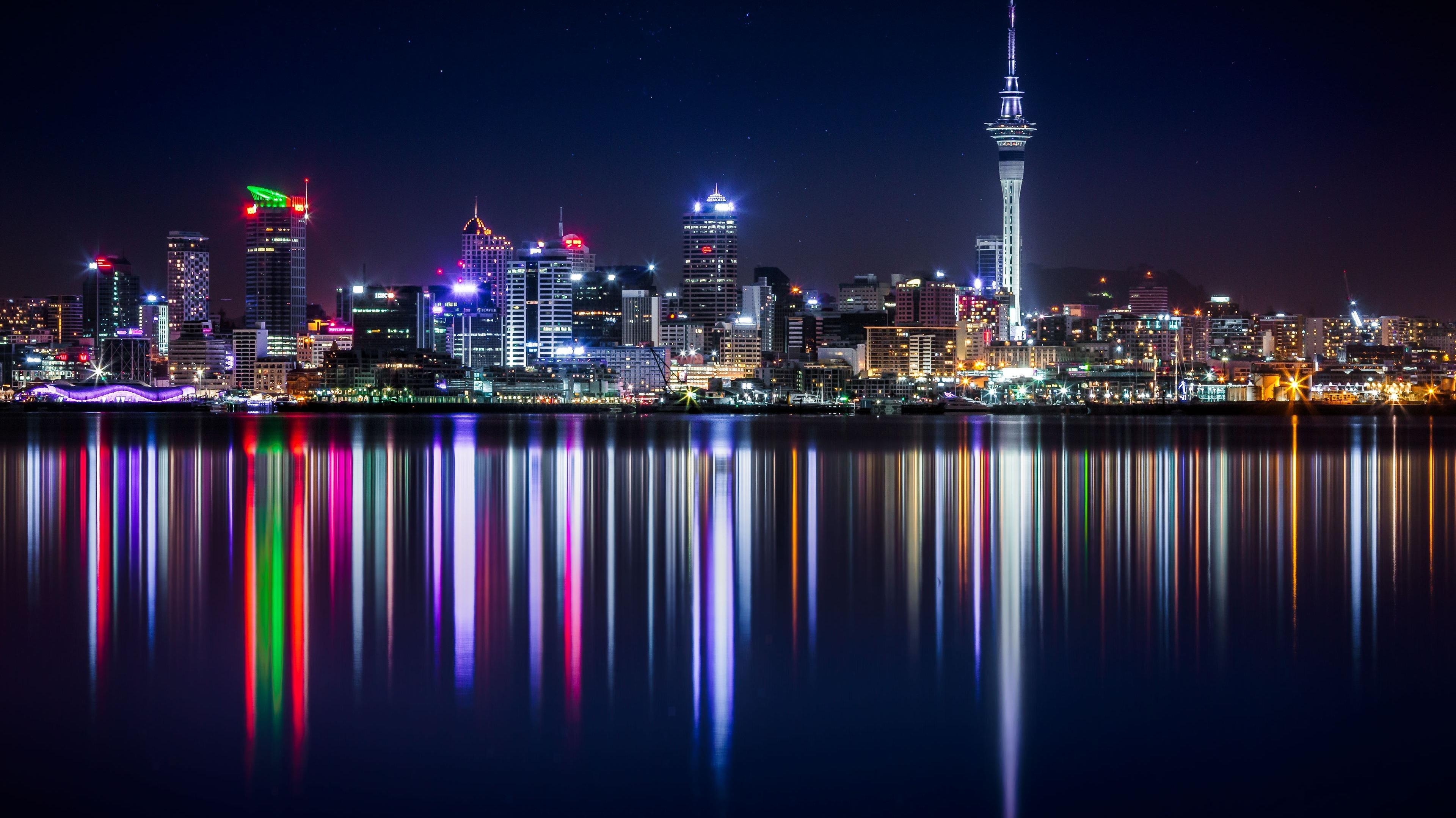 3840x2160 Auckland At Night Wallpaper. Wallpaper Studio 10, Desktop