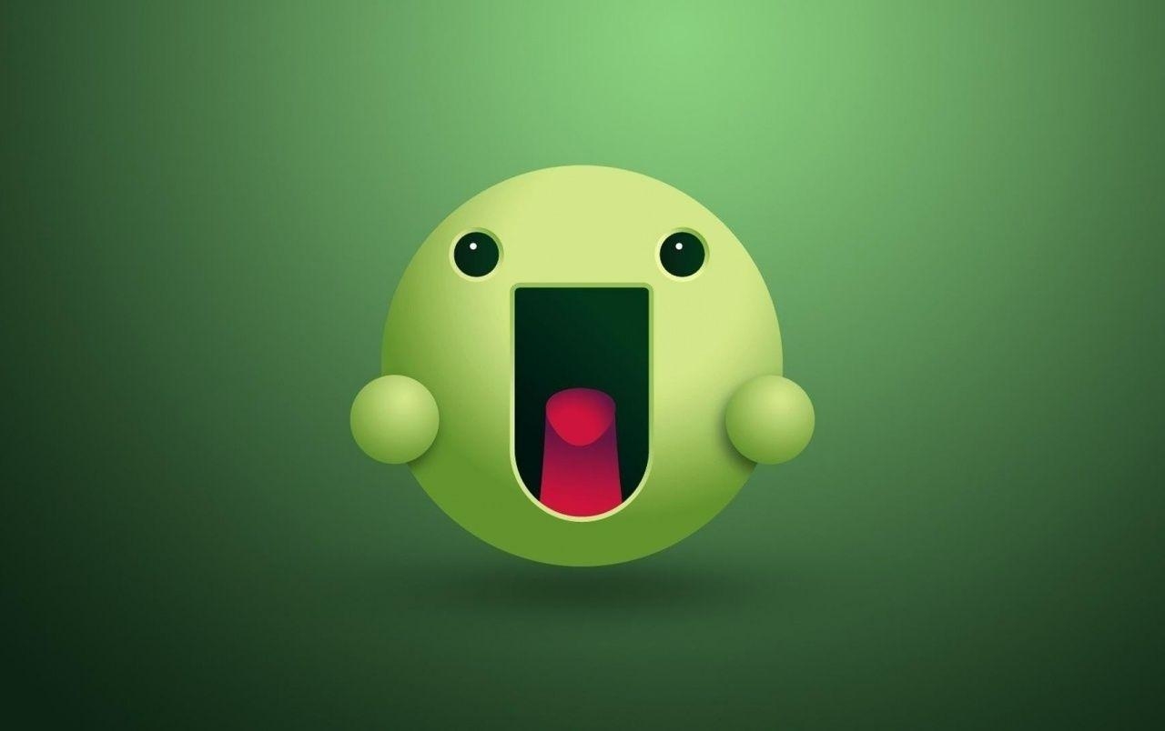 1280x810 Green Smiley Face wallpaper. Green Smiley Face, Desktop