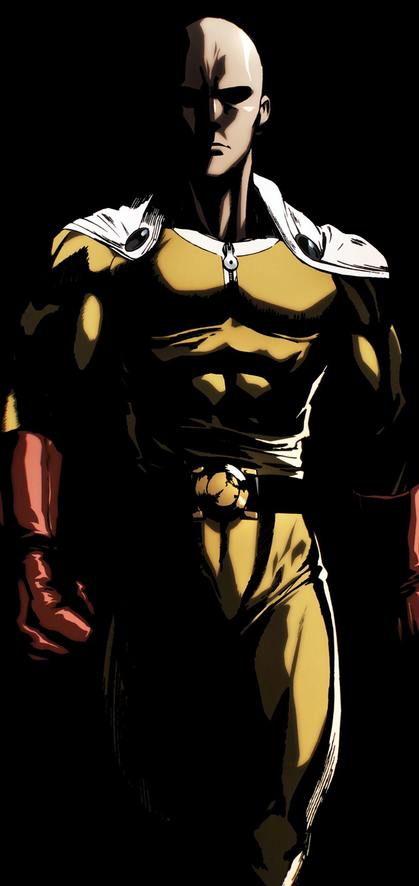 1440x3040 Saitama One Punch Man 4K Wallpaper, Phone