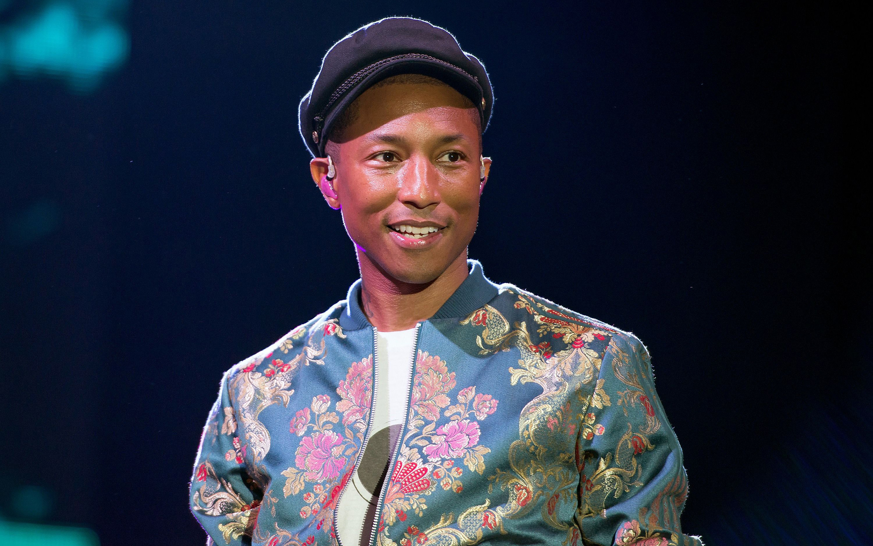 2880x1800 Download wallpaper Pharrell Williams, American singer, portrait, famous singers for desktop with resolution. High Quality HD picture wallpaper, Desktop