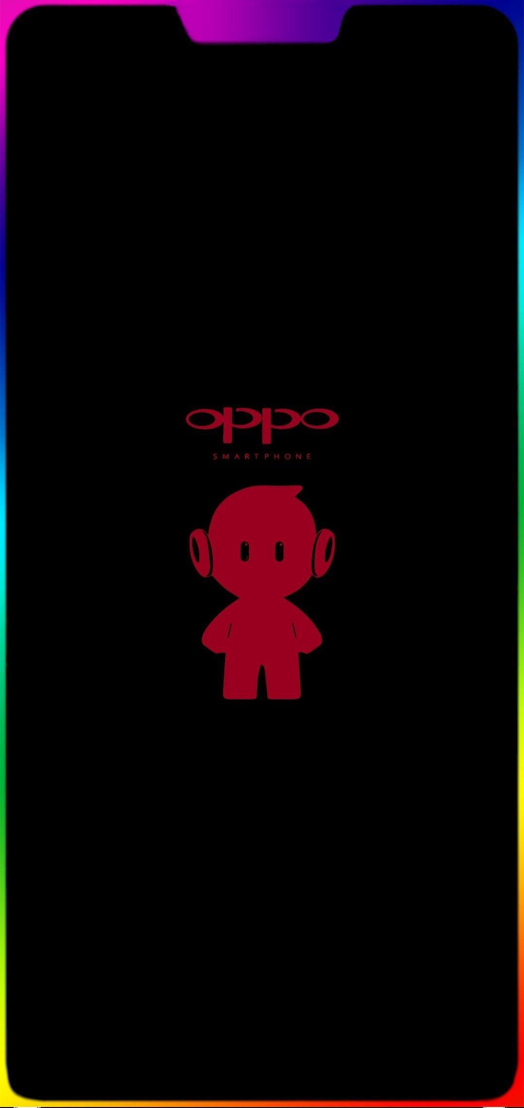 1080x2280 Oppo f7 notch border light red ollie. Oppo F7, Phone