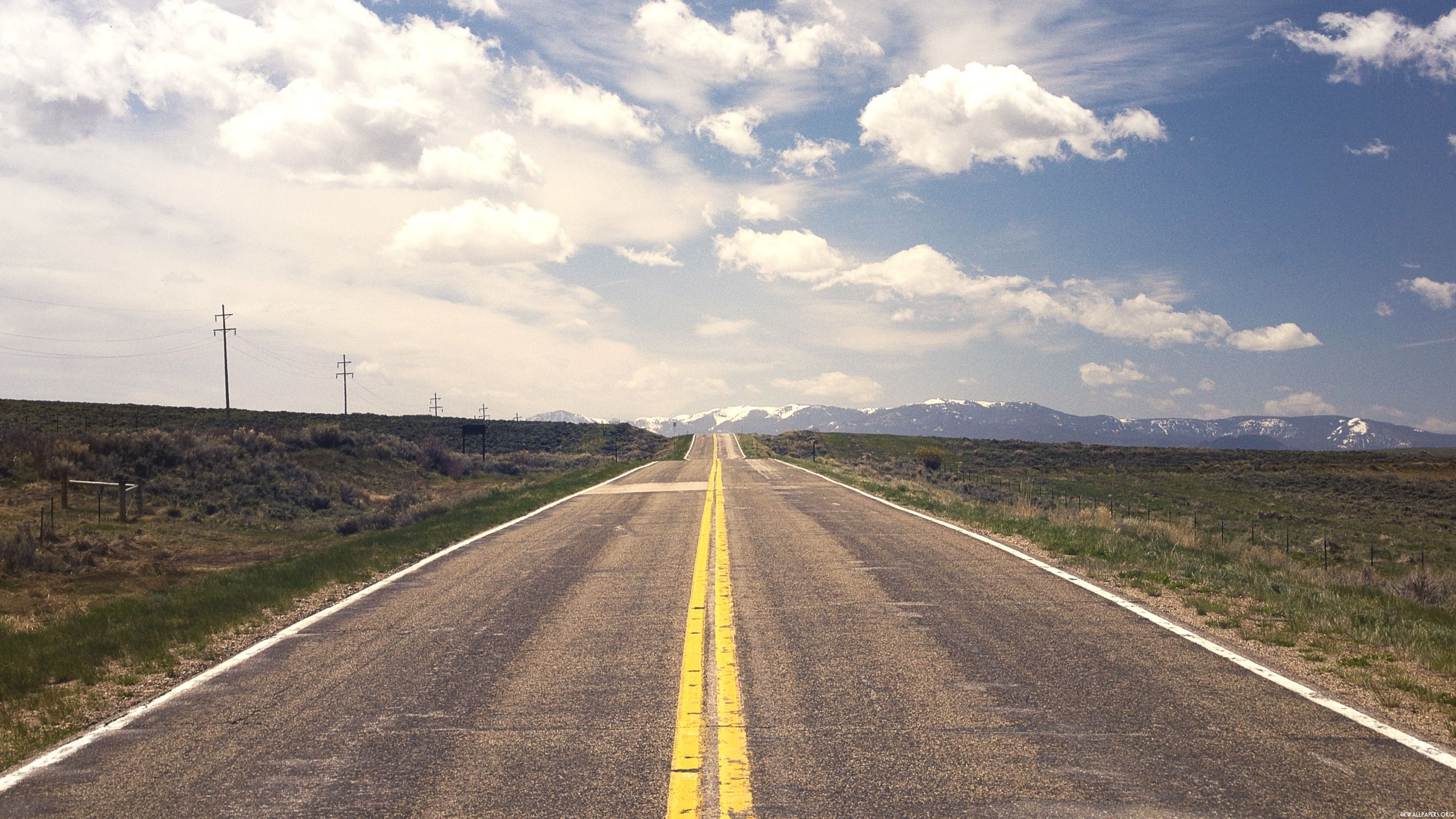 3840x2160 Empty Road Wallpaper Free Empty Road Background, Desktop