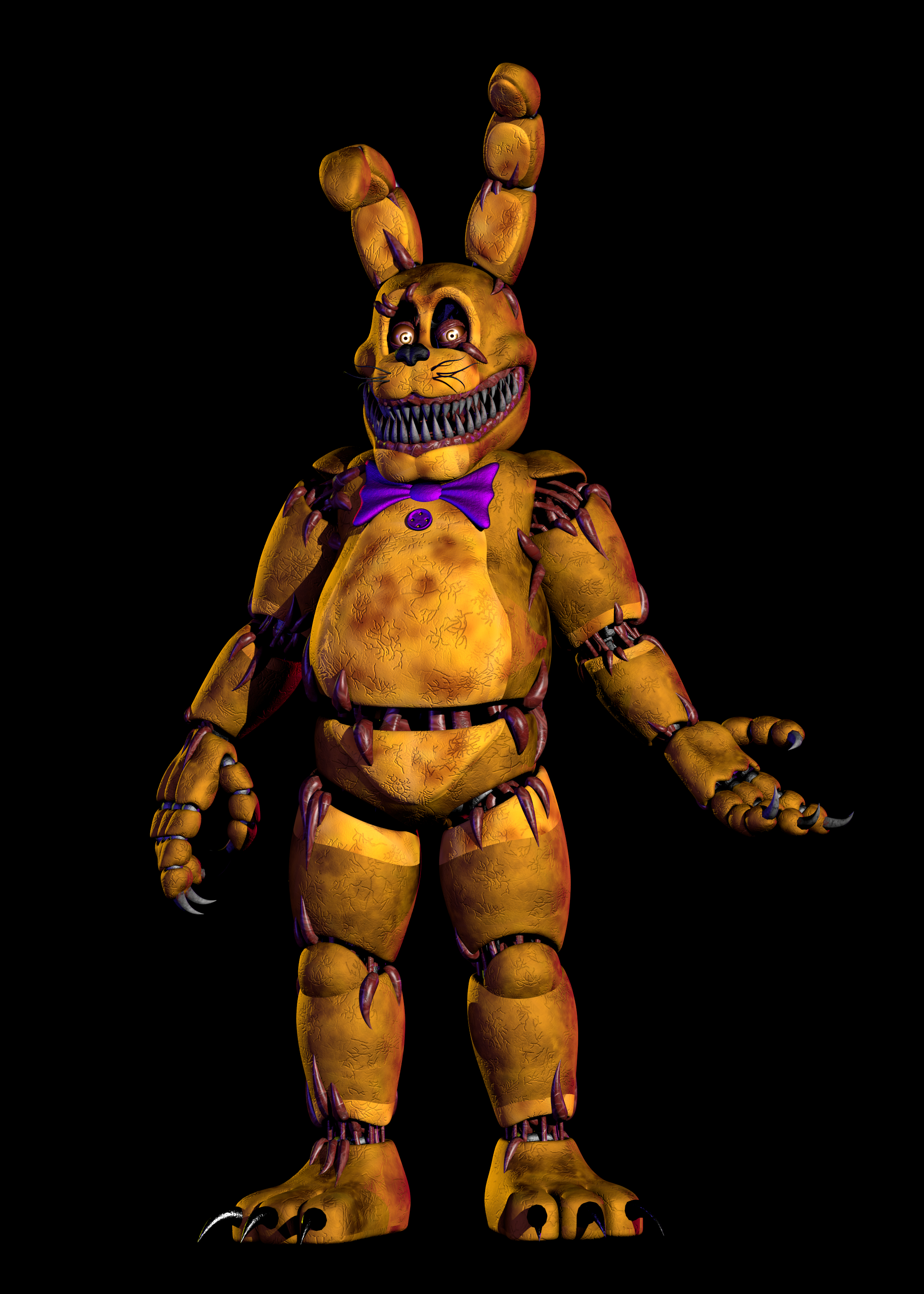 2250x3150 Demented SpringBonnie by RealFailz. Fnaf oc, Fnaf, Phone