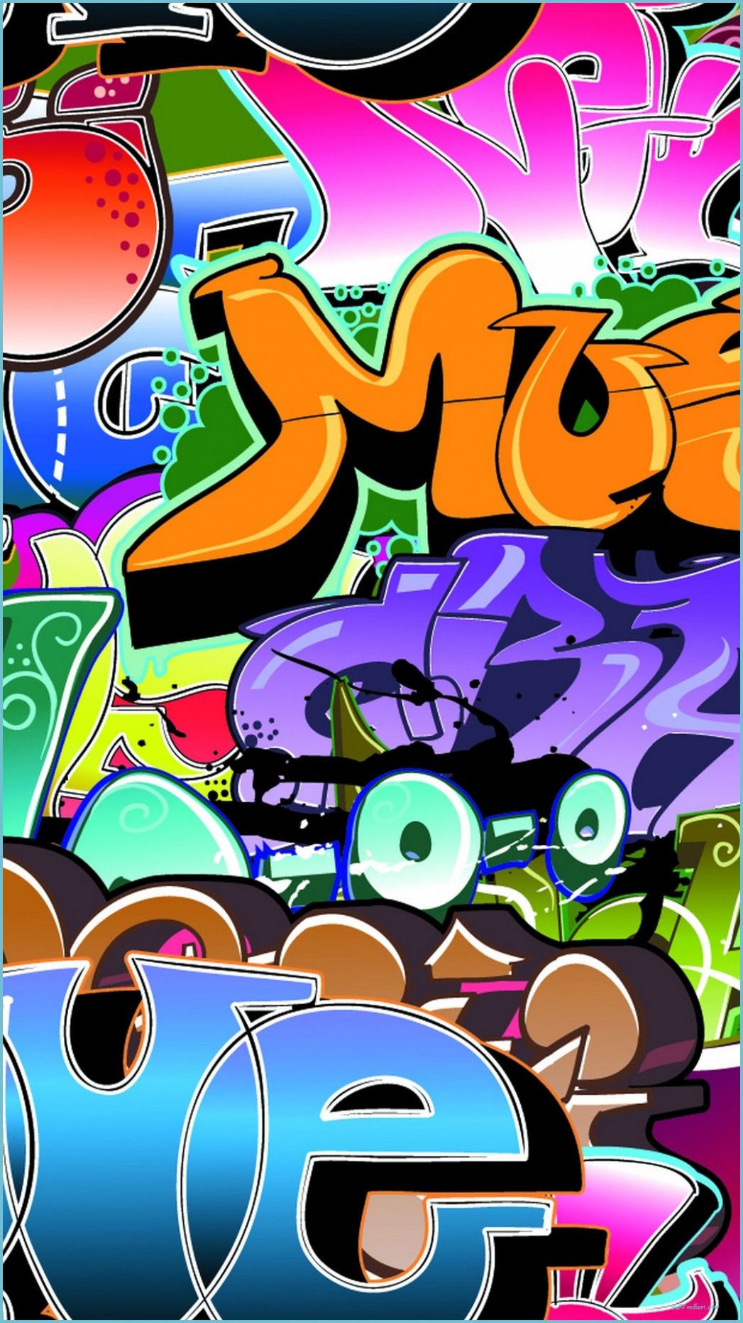 1050x1870 Cute Graffiti Wallpaper Free Cute Graffiti Background Wallpaper iPhone, Phone