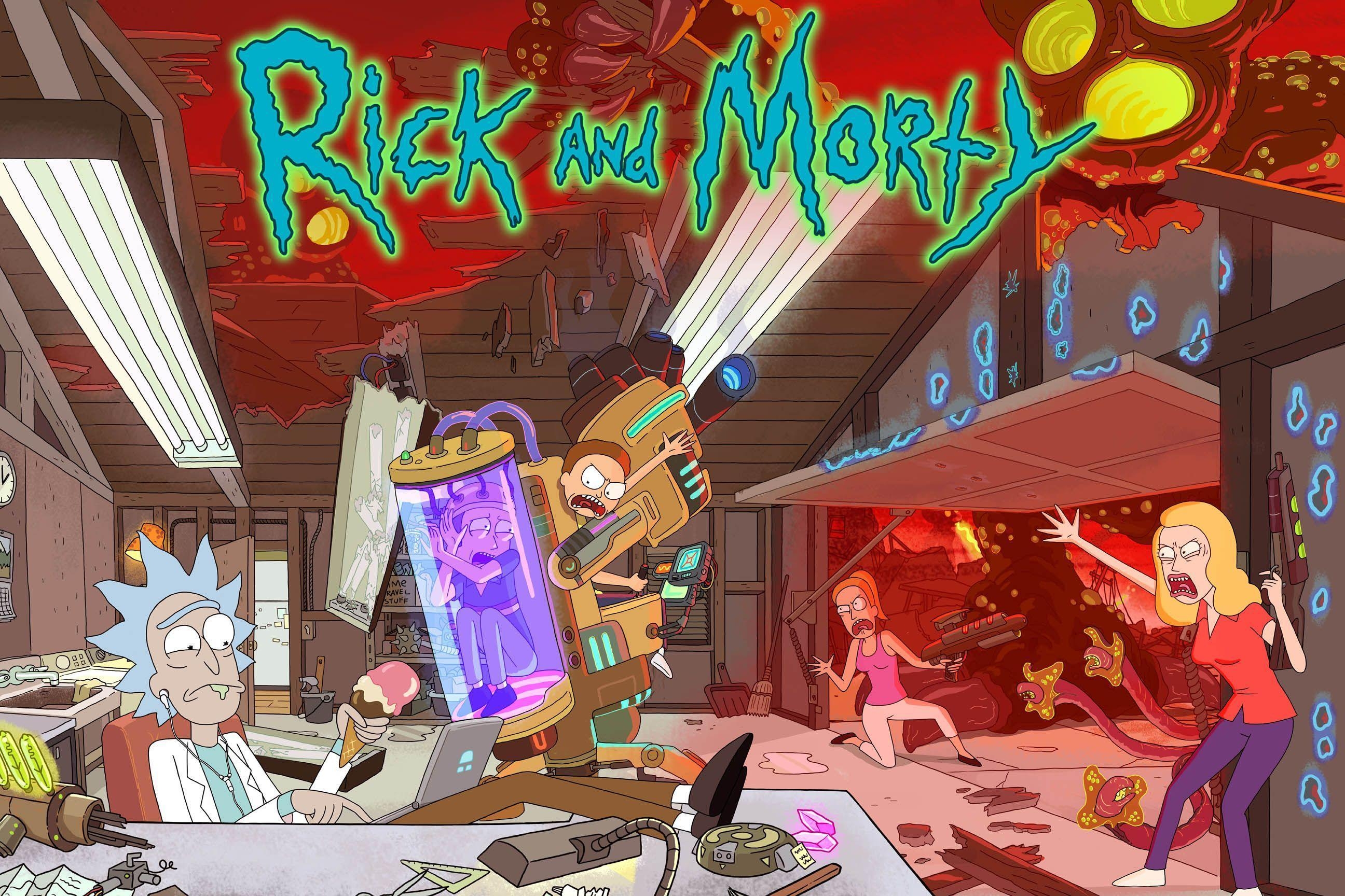 2600x1730 Rick And Morty TV Cartoon wallpaper HD 2016 in Cartoons, Desktop