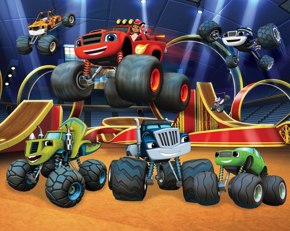 1000x800 Walltastic Blaze and the Monster Machines Wallpaper Mural, Multi, Desktop