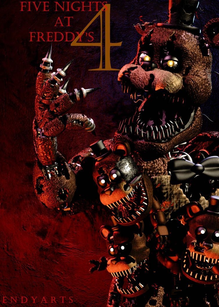 760x1060 Nightmare Freddy by EndyArts. Fnaf wallpaper, Fnaf drawings, Fnaf, Phone