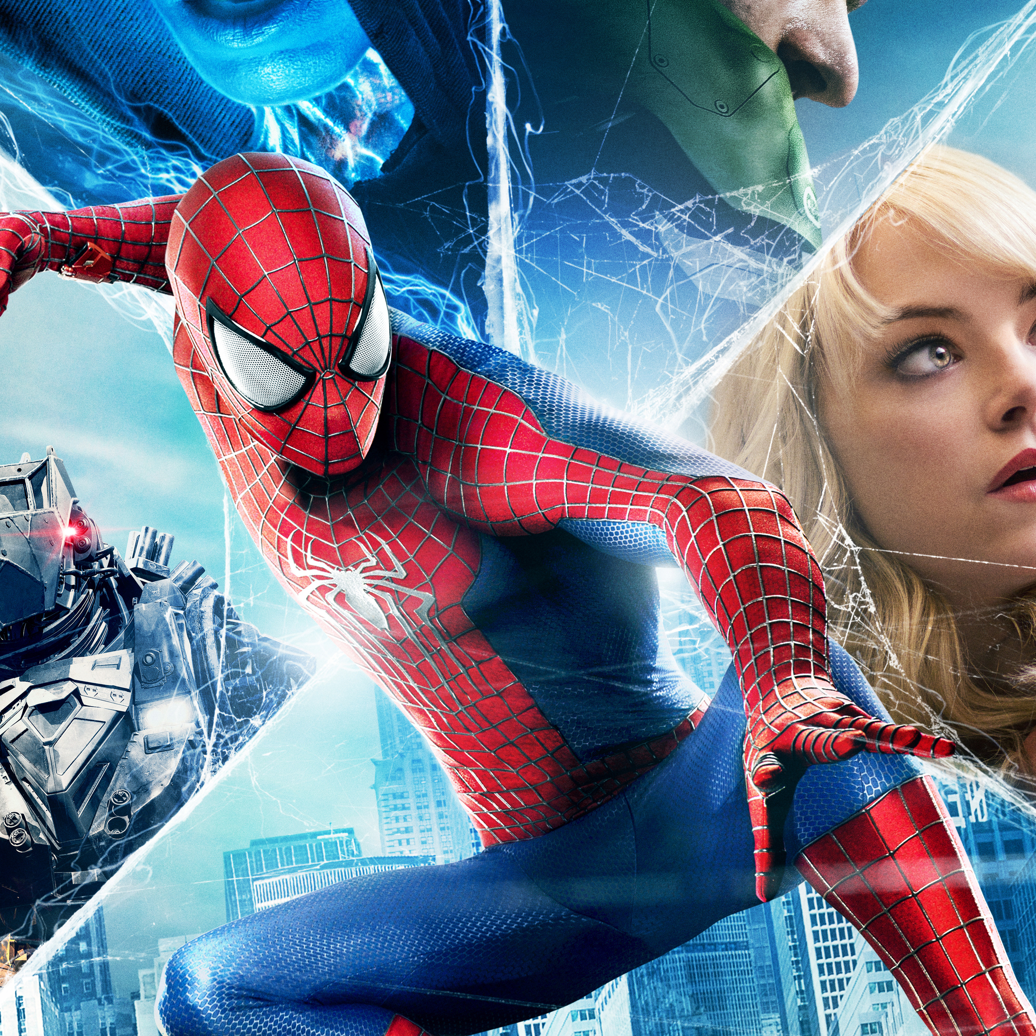 2050x2050 Amazing Spiderman 2 8k iPad Air HD 4k Wallpaper, Image, Background, Photo and Picture, Phone