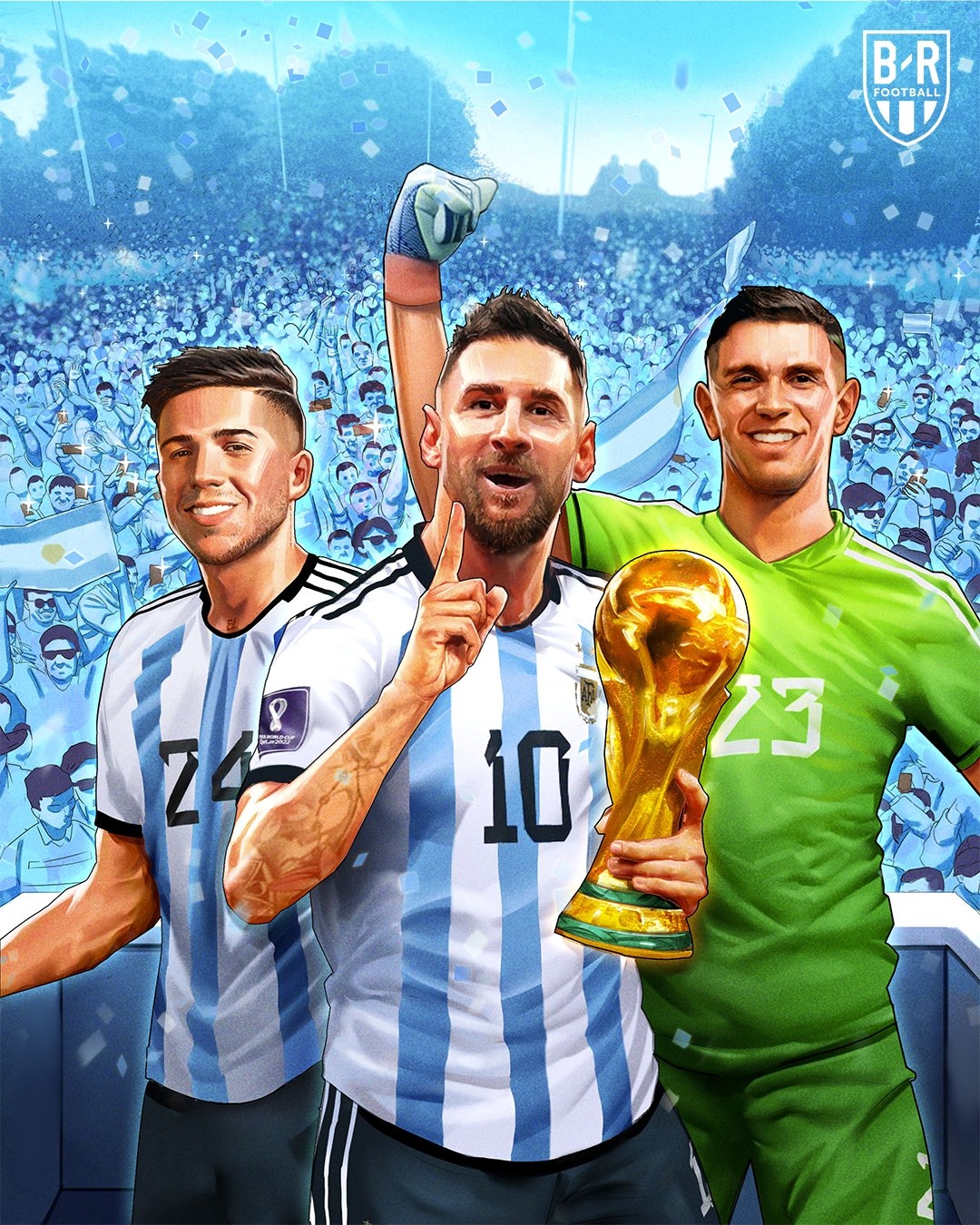 1080x1350 Argentina FIFA World Cup 2022 Champion wallpaper, Phone