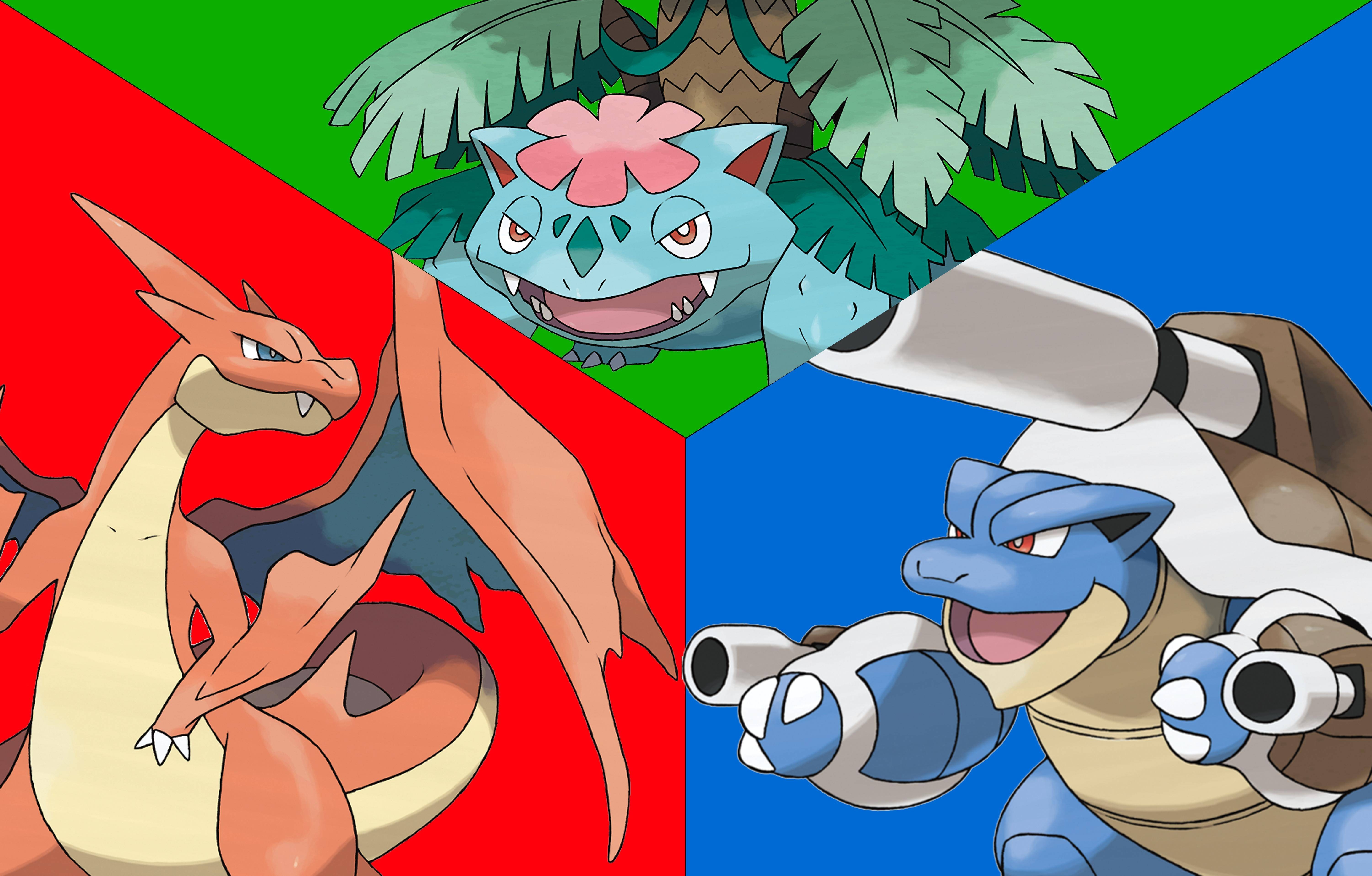 6010x3840 Pokemon Mega Blastoise Attacks In Cartoon, Desktop