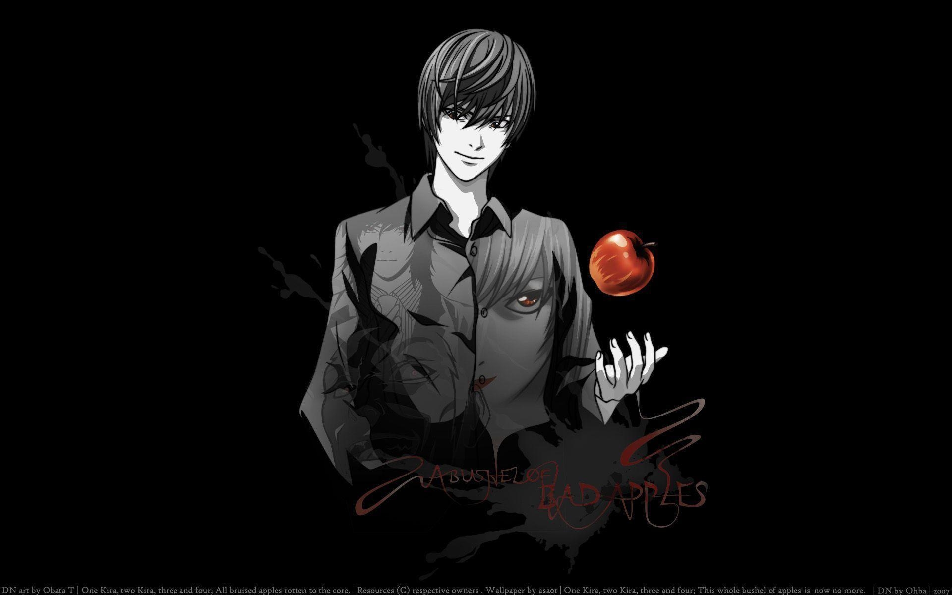 1920x1200 Light Yagami Wallpaper Note Wallpaper, Desktop