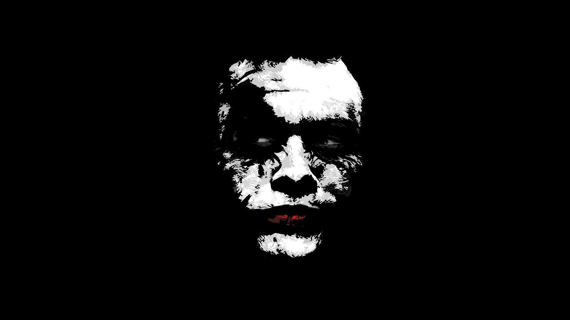 1920x1080 Joker Black And White Wallpaper Free Joker Black, Desktop