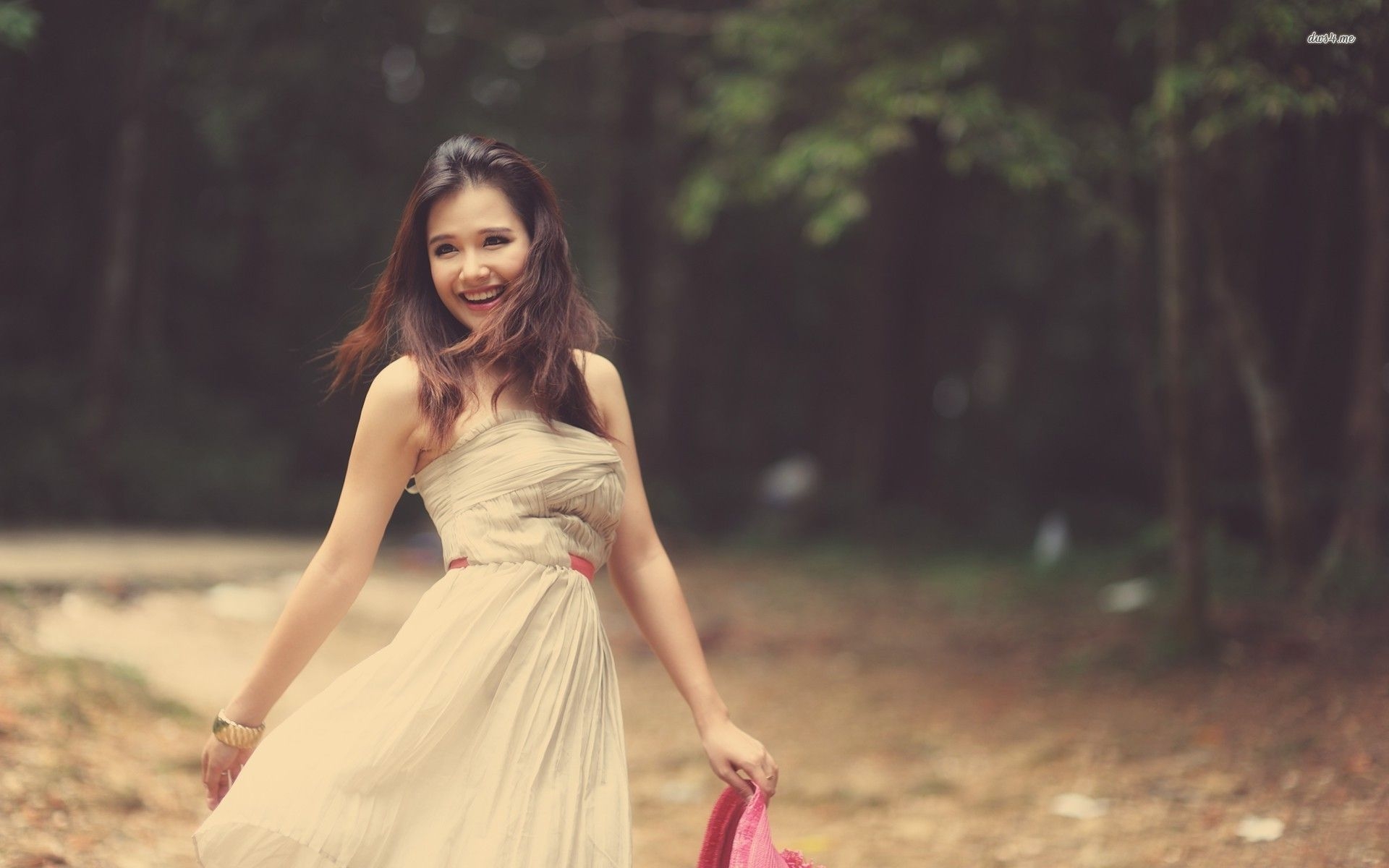 1920x1200 Happy Girl In A Summer Dress Wallpaper Happy, Desktop