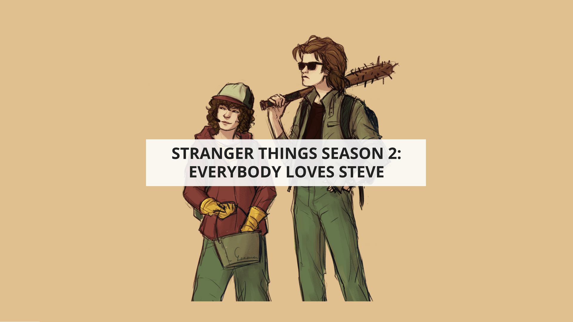 1920x1080 Stranger Things Season 2: Everybody Loves Steve, Desktop