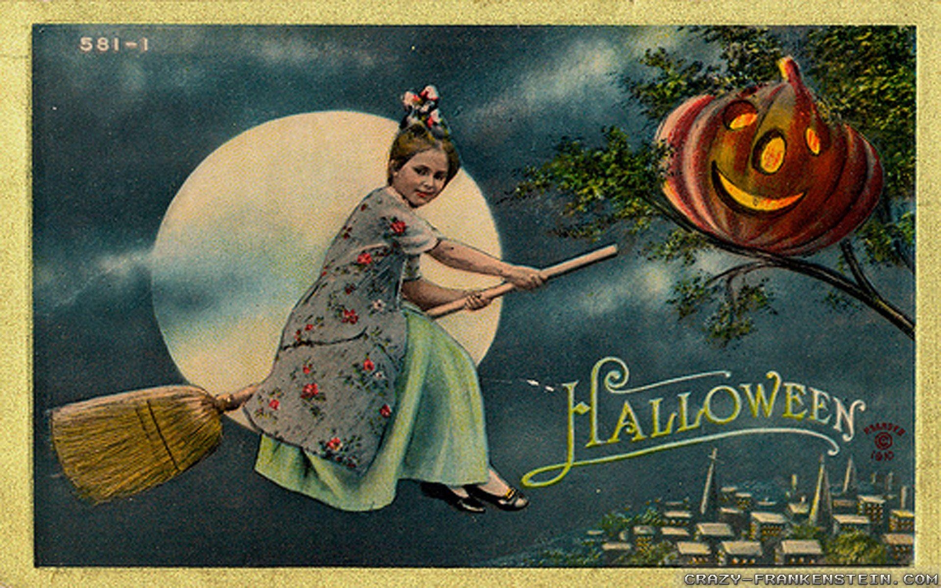 1920x1200 Halloween Witch Wallpaper Wallpaper 1920×1200 Vintage, Desktop