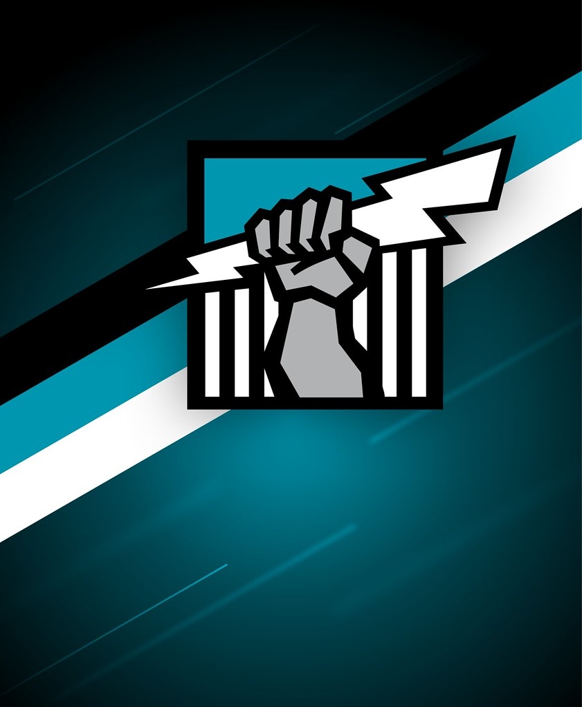 850x1030 Port Adelaide Power (AFL) Apple Watch face design. Add this, Phone
