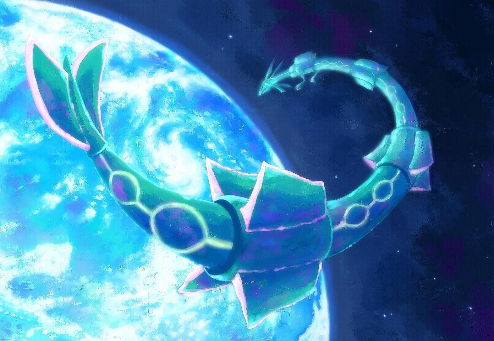 1580x1090 Rayquaza (Pokémon) HD Wallpaper, Desktop