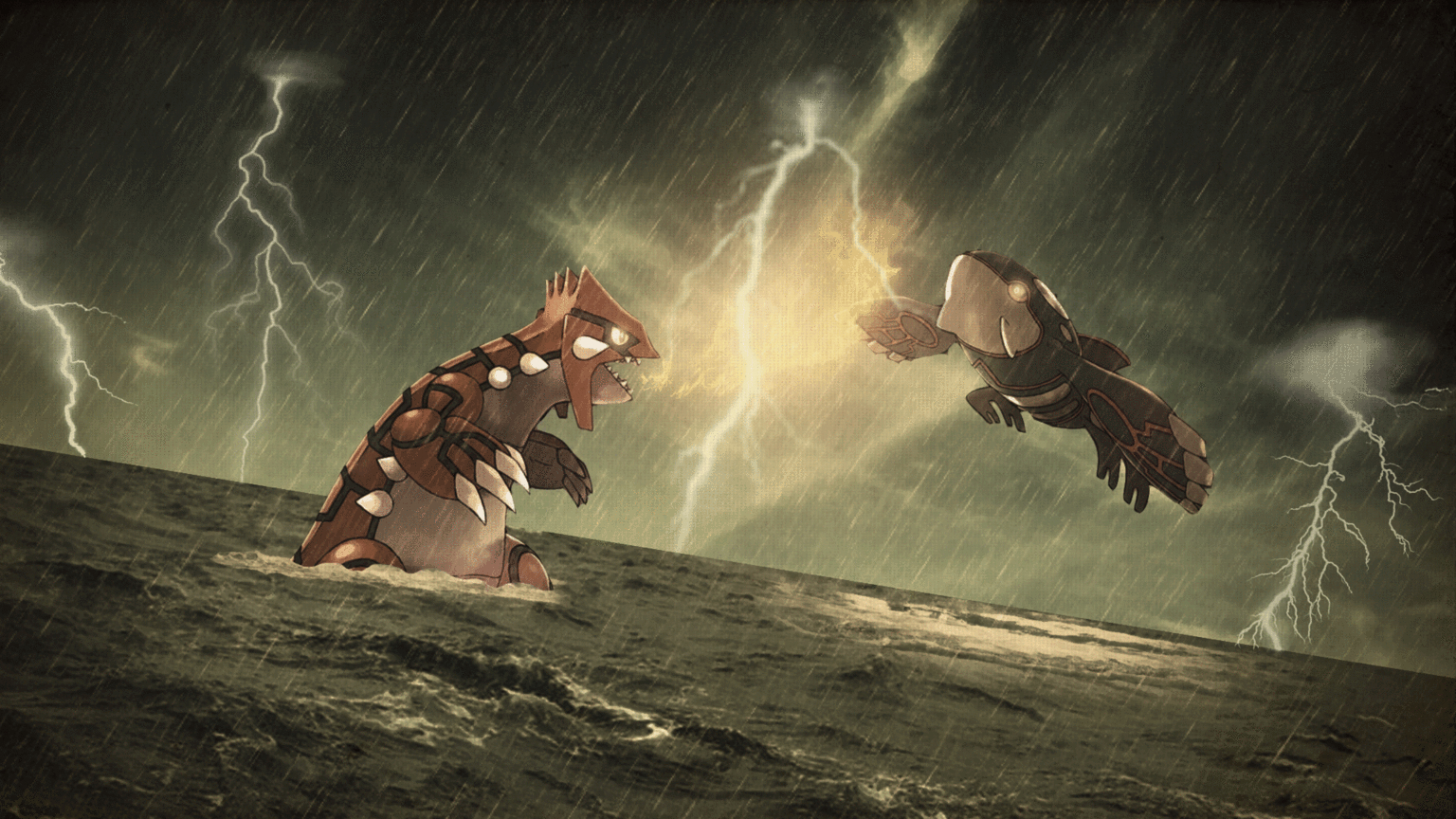 1540x870 Groudon vs Kyogre Wallpaper. HD Wallpaper. HD, Desktop