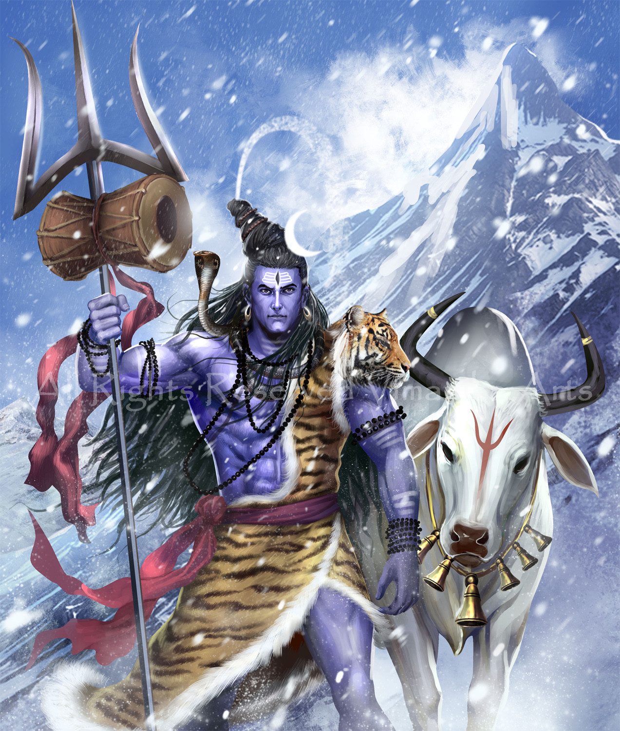 1280x1500 Buy Shiva Nandi Canvas Art Print, Phone