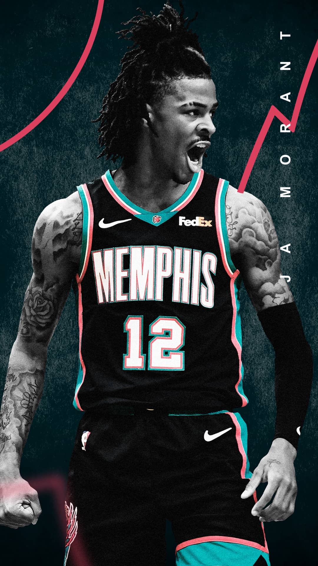 1080x1920 Wallpaper Ja Morant, Phone