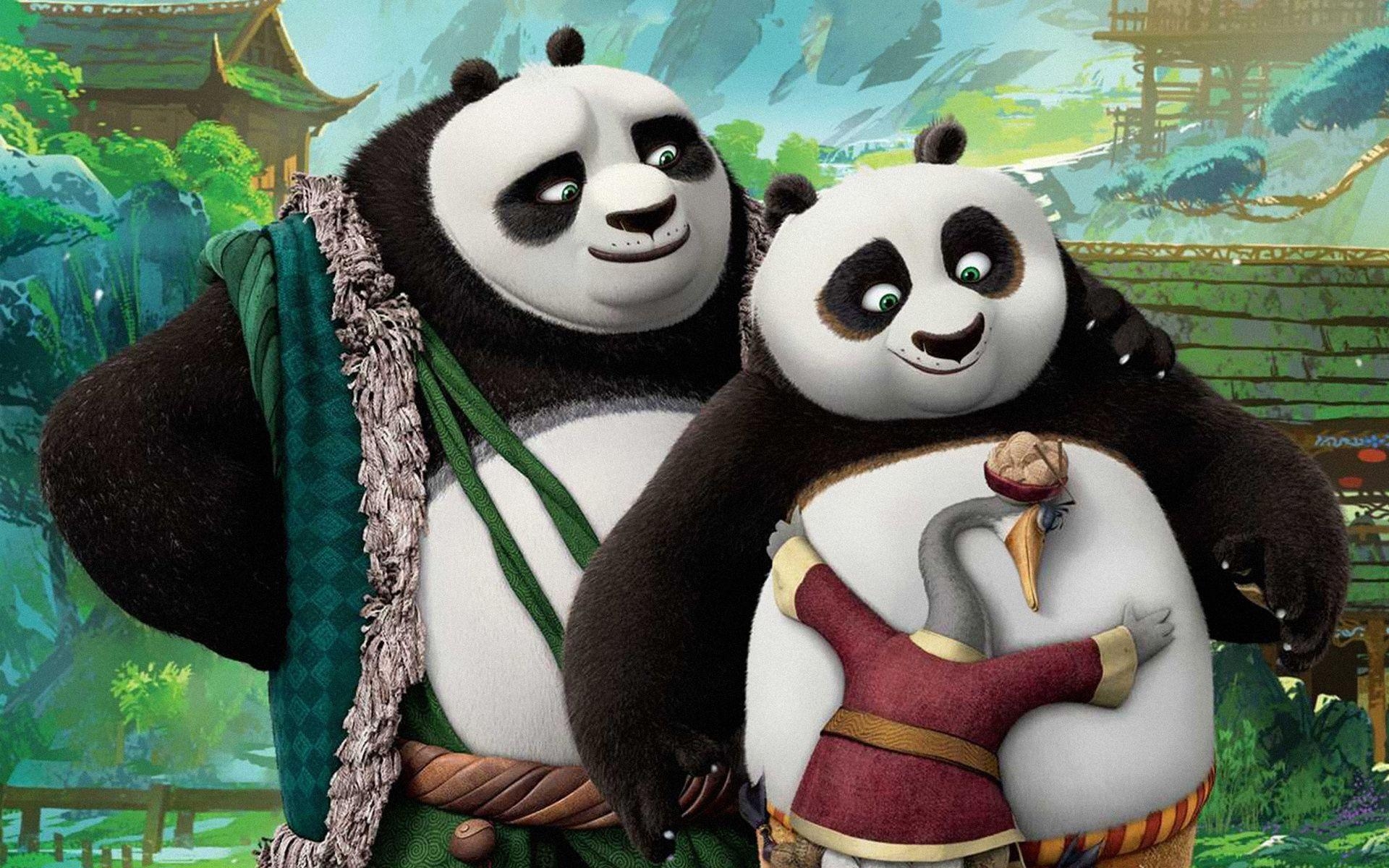 1920x1200 Kung Fu Panda 3 Po's Dads Wallpaper, Desktop