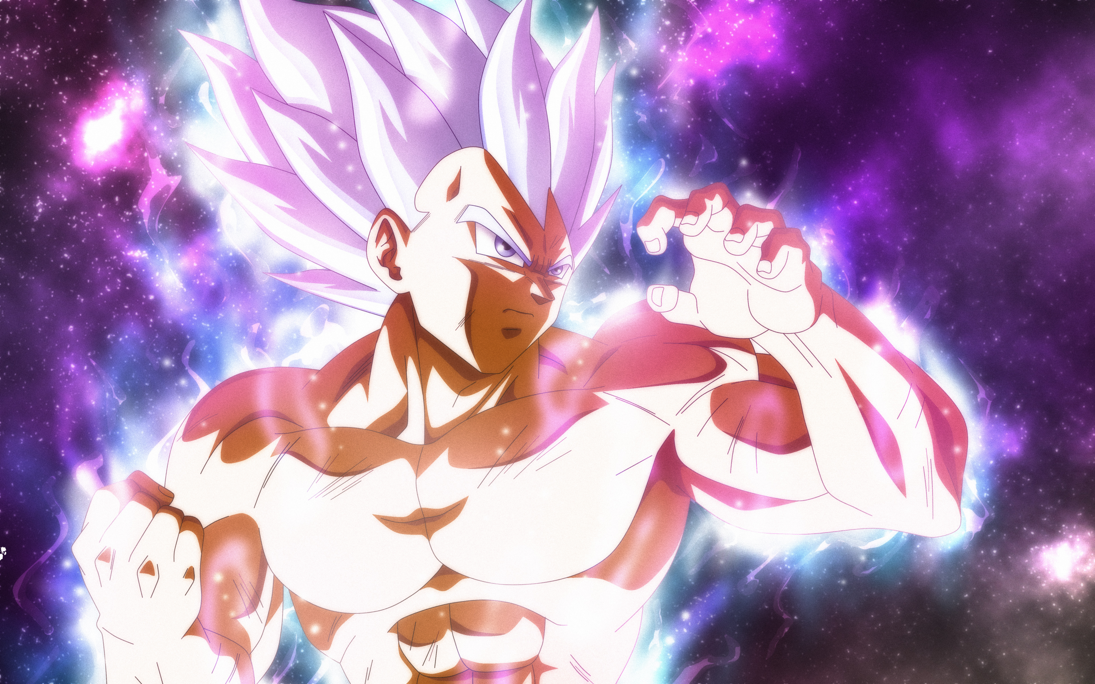 3840x2400 Download wallpaper 4k, Ultra Instinct Goku, galaxy, Dragon Ball, Migatte No Gokui, Mastered Ultra Instinct, Super Saiyan God, DBS, Dragon Ball Super for desktop with resolution. High Quality HD picture wallpaper, Desktop