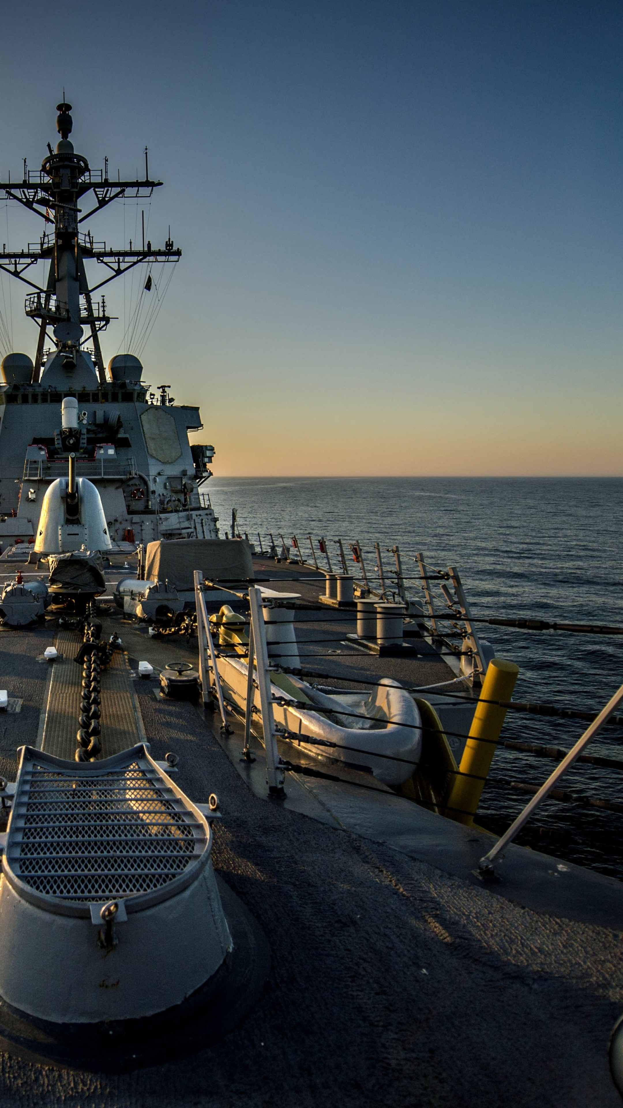 2160x3840 Wallpaper USS Donald Cook, DDG Arleigh Burke Class, Destroyer, Phone