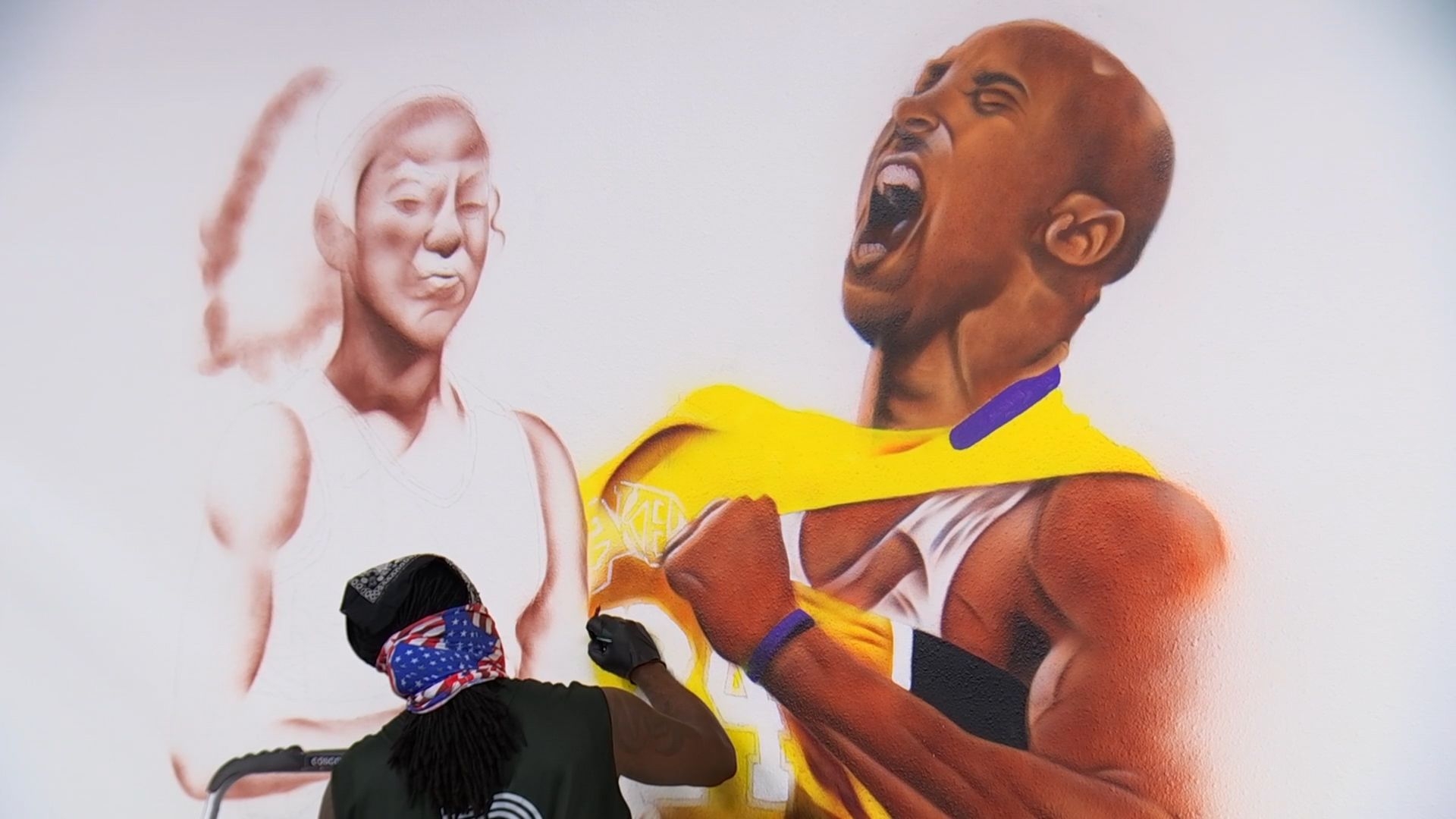 1920x1080 Local Mural Artist Pays Tribute to Kobe Bryant and Daughter, Desktop